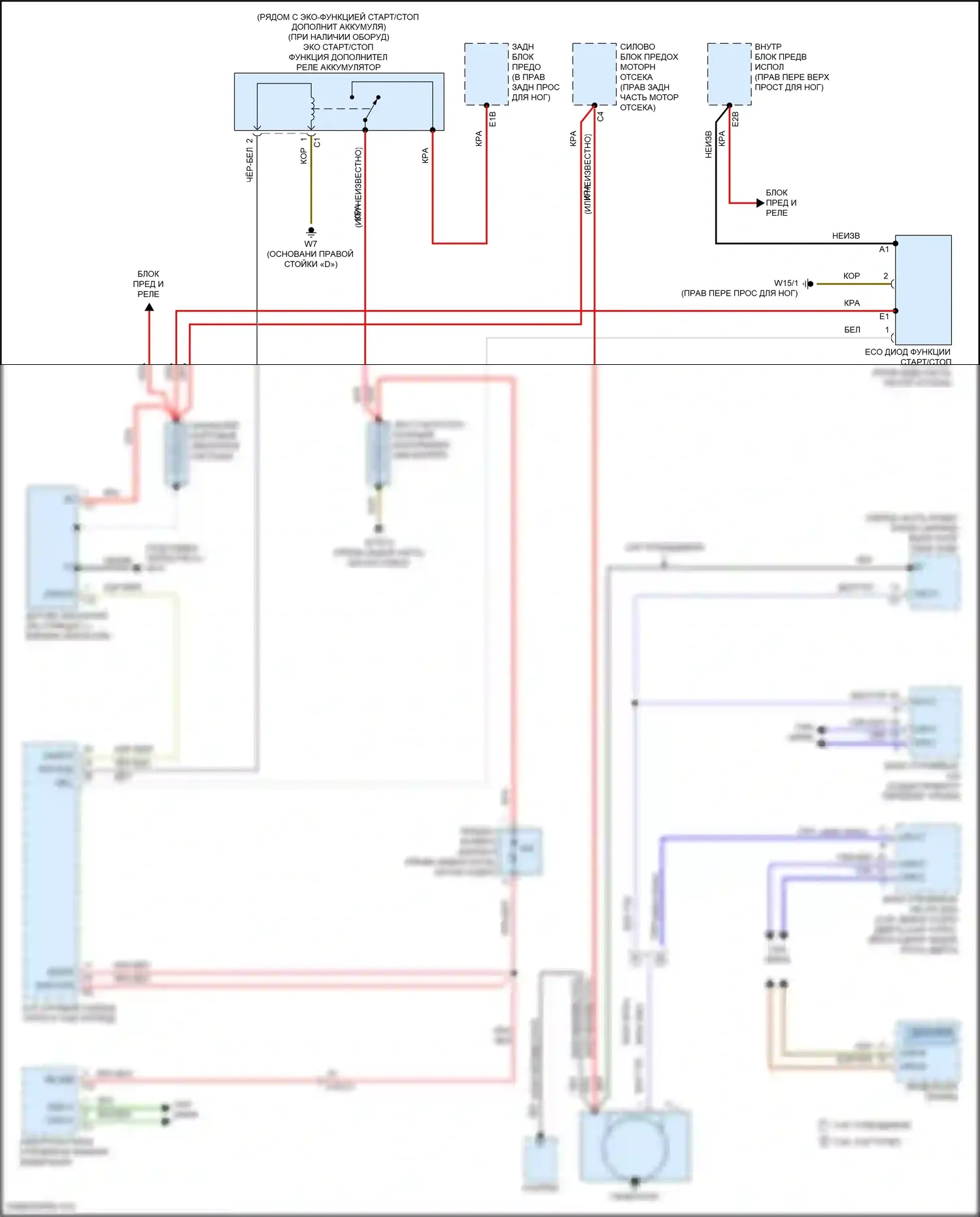 GL-класс Mercedes-Benz X166 (2012-2016): Электросхема генератора 