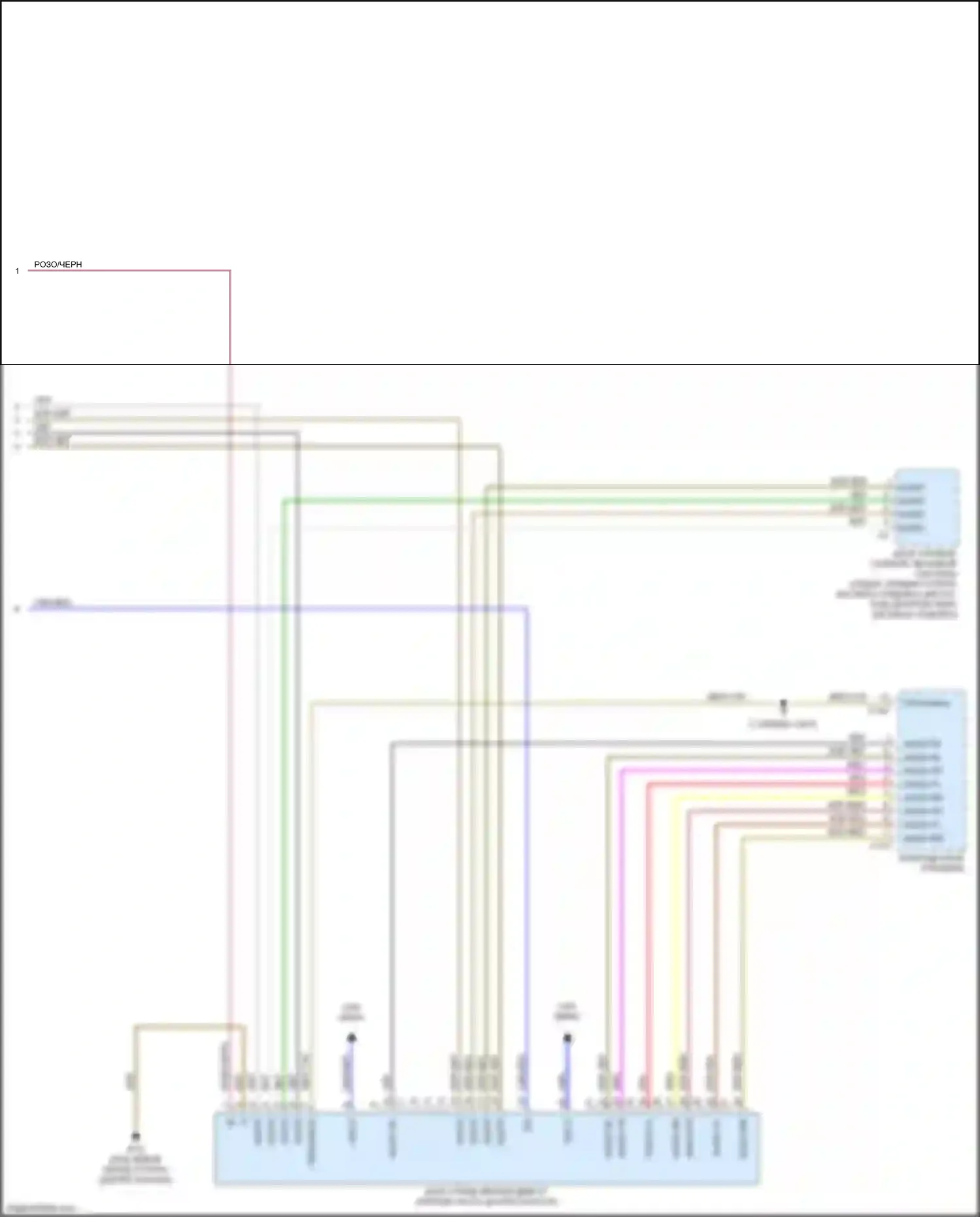 GLA-класс Mercedes-Benz X156 рестайлинг (2017-2020): Электросхема усилителя звука (3 из 3) 