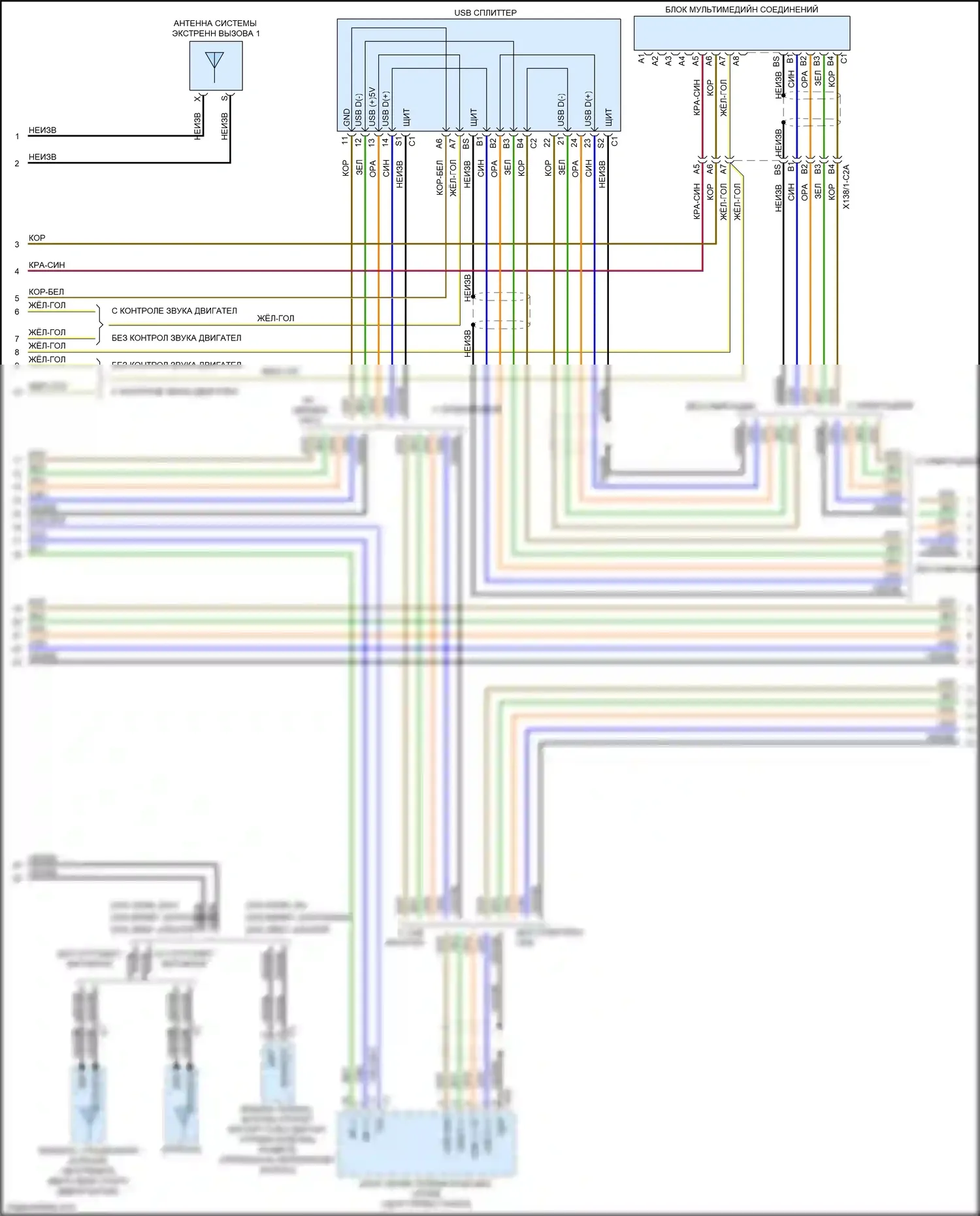 GLA-класс Mercedes-Benz X156 рестайлинг (2017-2020): Магнитола comand электросхема, без dvd (4 из 5) 