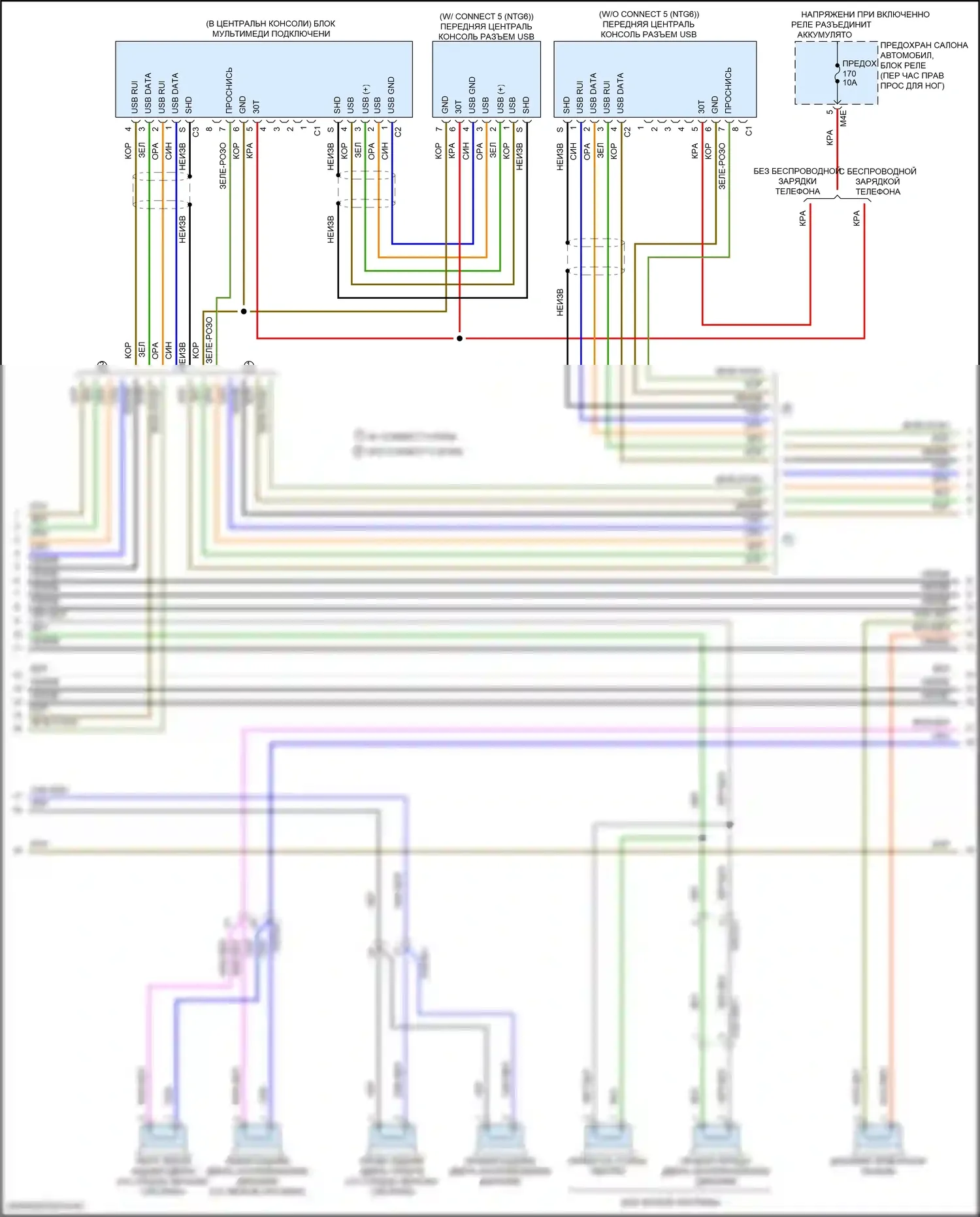 GLB-класс Mercedes-Benz X247 (2019-2023): Электросхема магнитолы comand (2 из 6) 