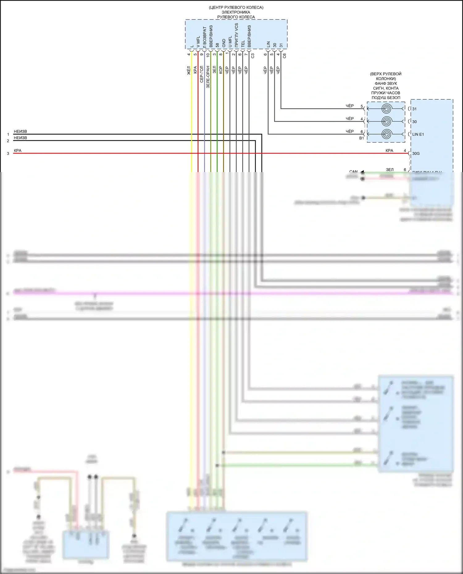 GLC-класс AMG Mercedes-Benz X253 (2016-2019): Электросхема магнитолы comand (3 из 5) 