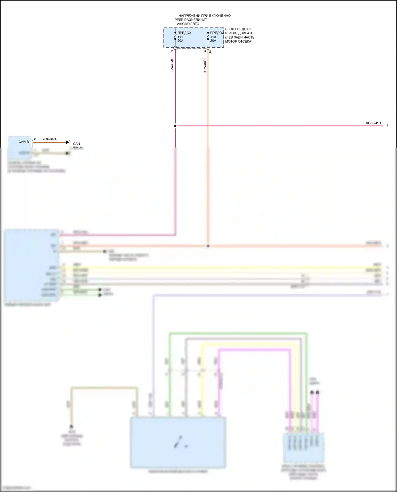 GLC-класс Coupe Mercedes-Benz C253 рестайлинг (2019-2023): Электросхема фар, с адаптивными светодиодными фарами (1 из 2) 