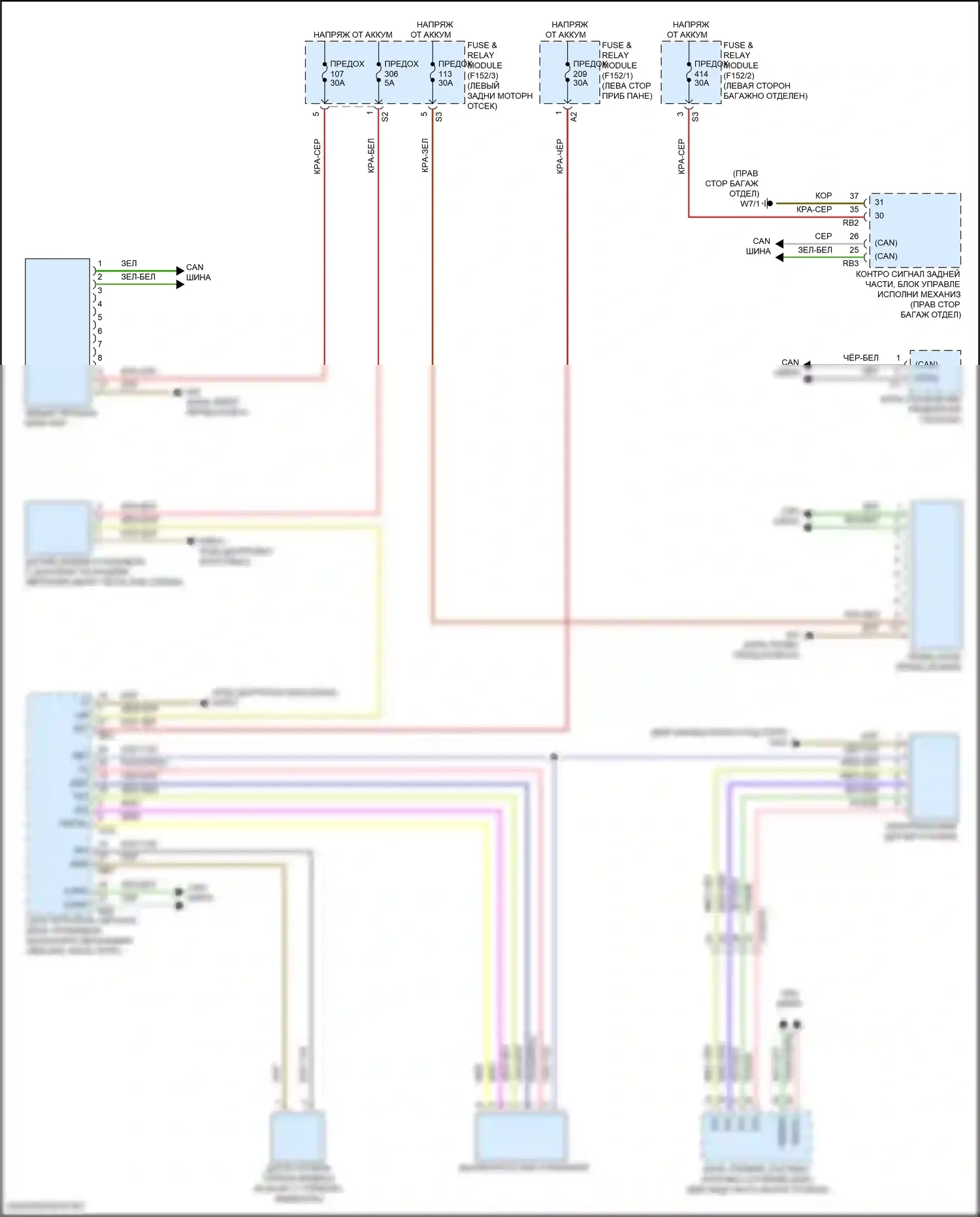 GLC-класс Coupe Mercedes-Benz C254 (2023-2024): Электросхема фар 