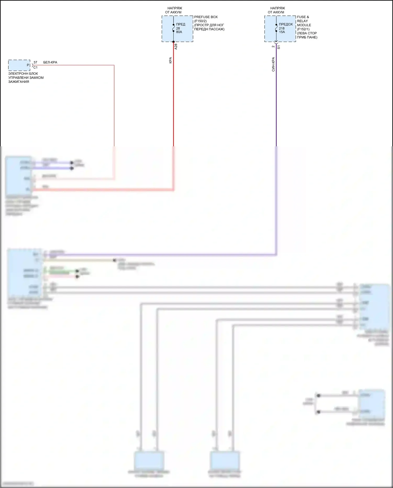 GLC-класс Coupe Mercedes-Benz C254 (2023-2024): Электросхема коробки передач 