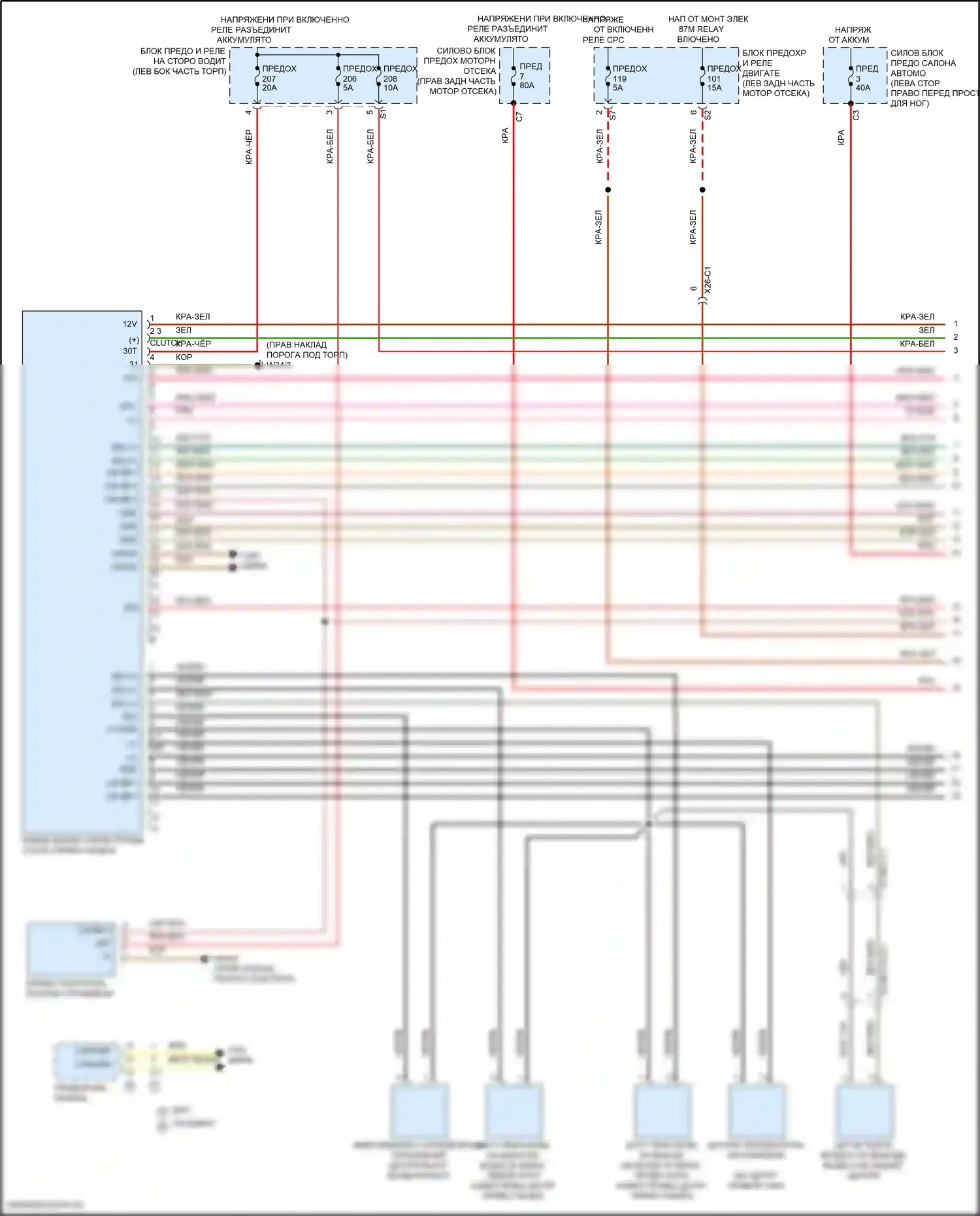 GLC-класс Mercedes-Benz X253 рестайлинг (2019-2023): Электросхема климат контроля (1 из 4) 