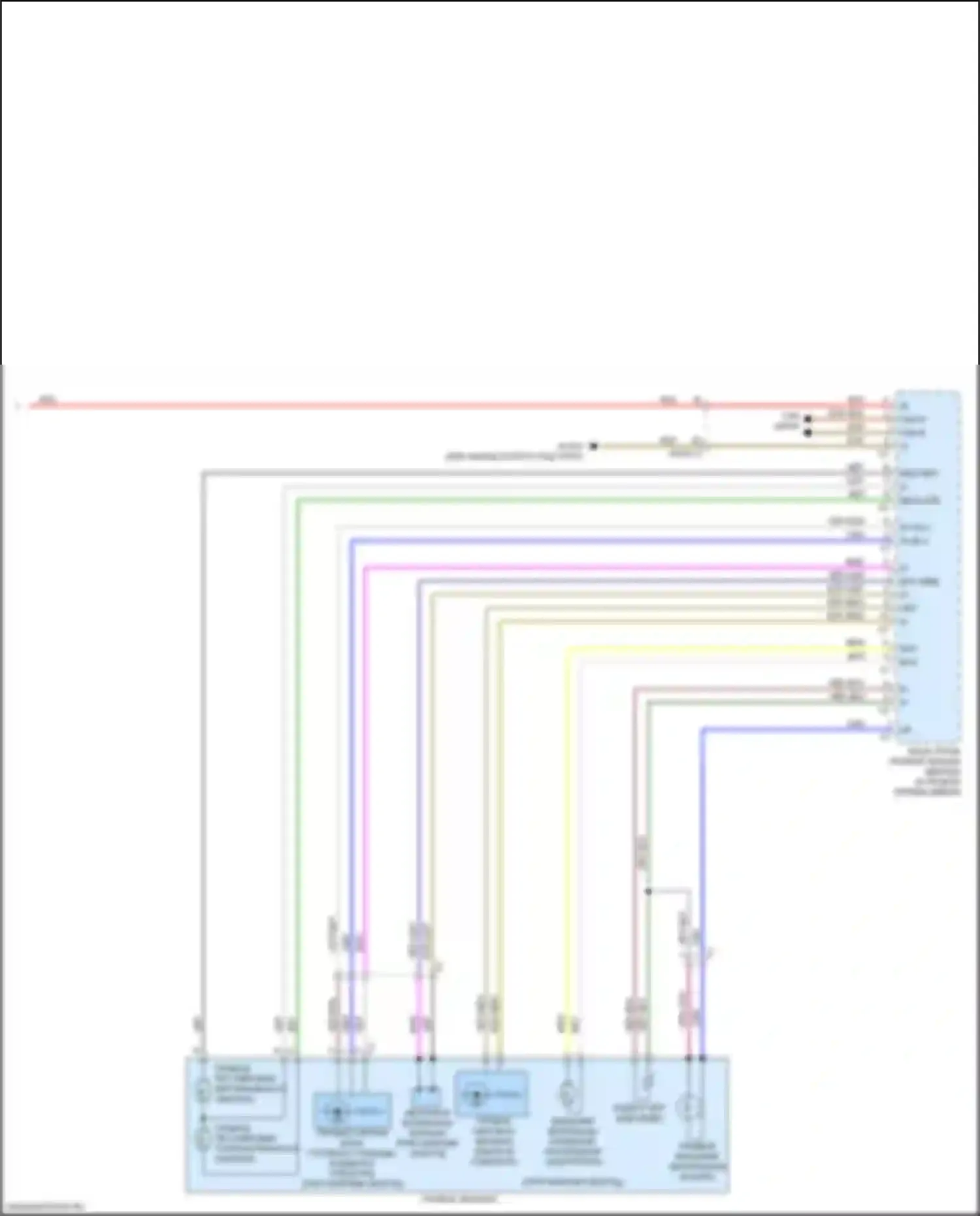 GLC-класс Mercedes-Benz X253 (2015-2019): Электросхема зеркала питания (2 из 2) 