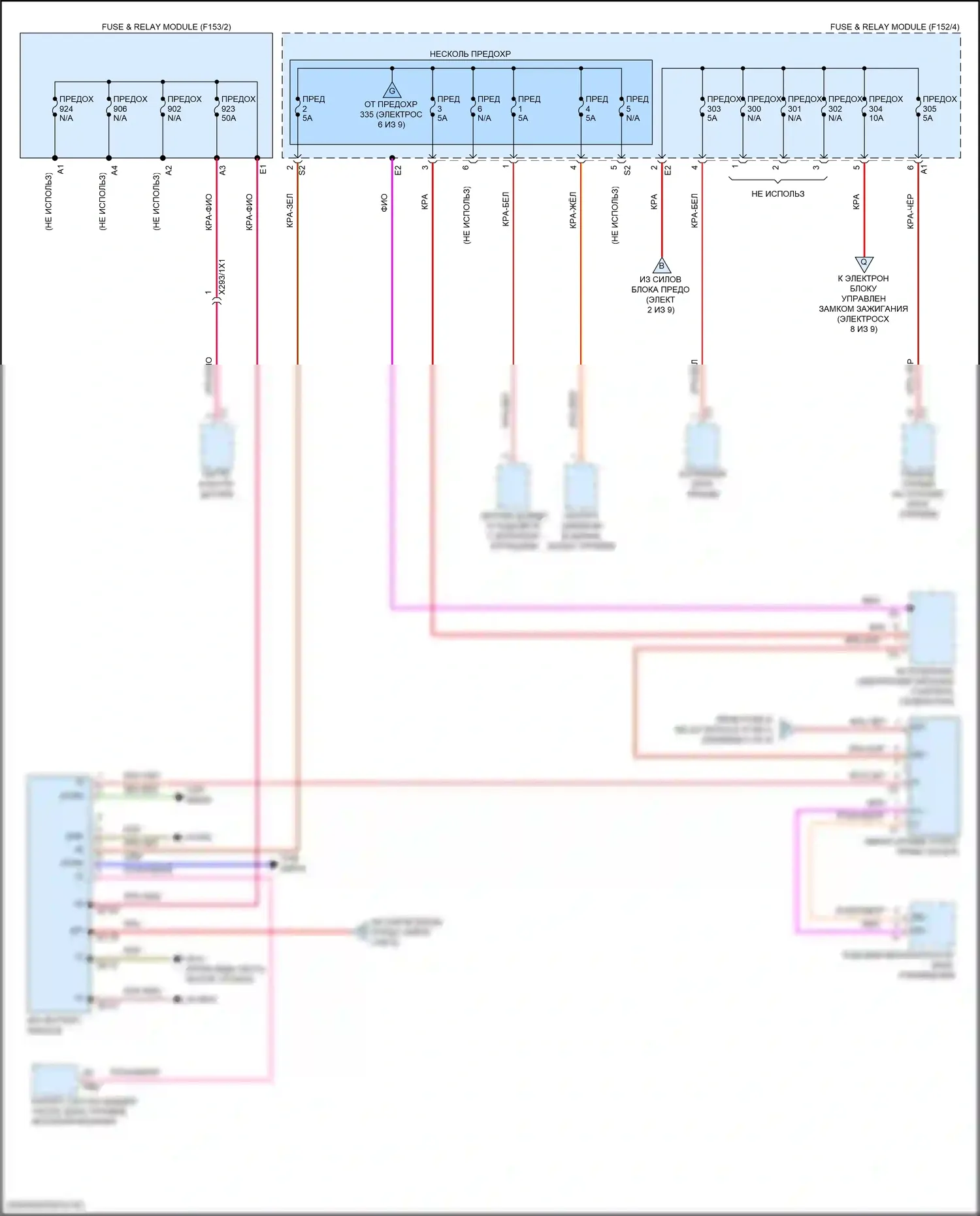 GLC-класс Mercedes-Benz X254 (2022-2024): Электросхема блока предохранителей реле, suv (1 из 9) 