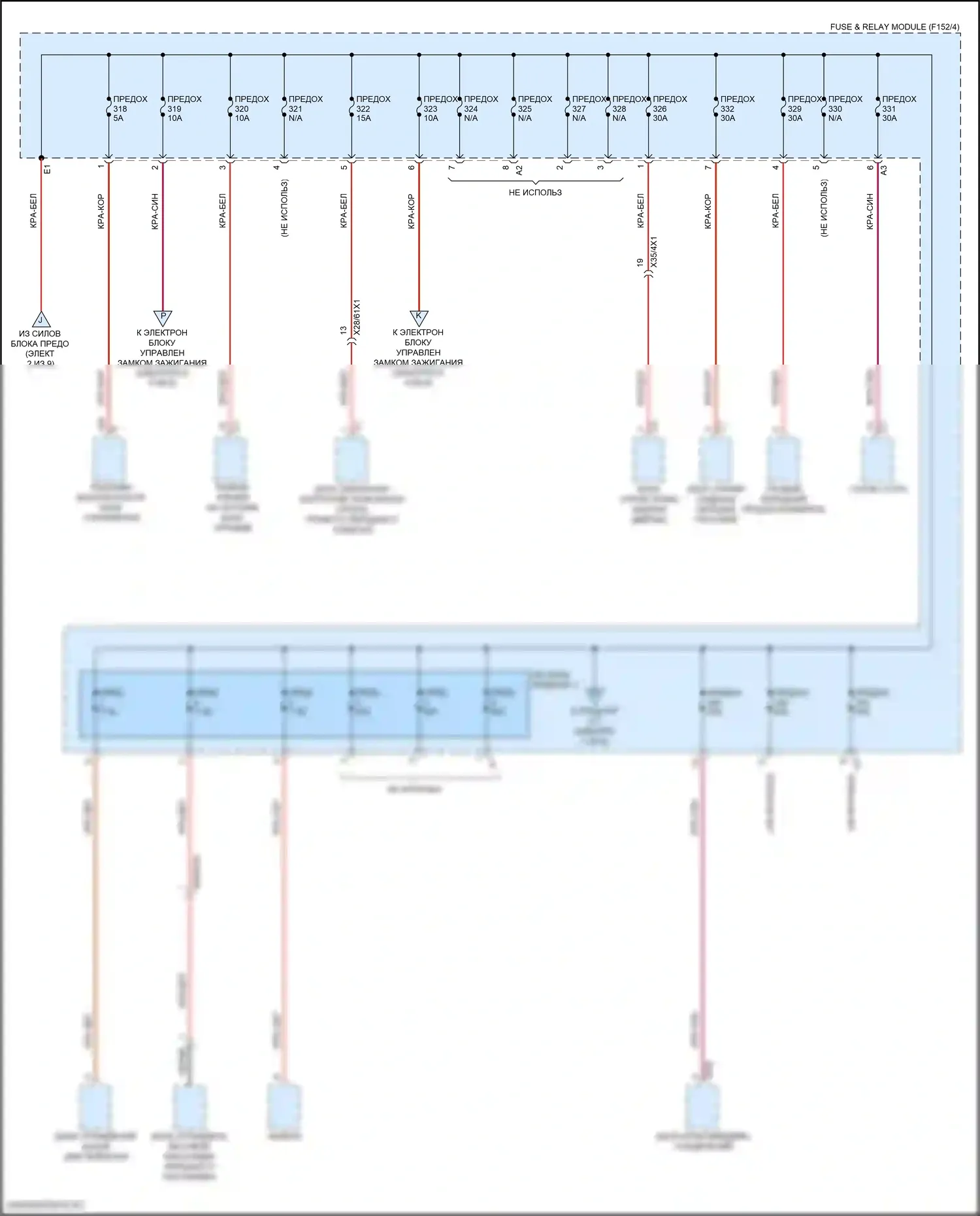GLC-класс Mercedes-Benz X254 (2022-2024): Электросхема блока предохранителей реле, suv (6 из 9) 