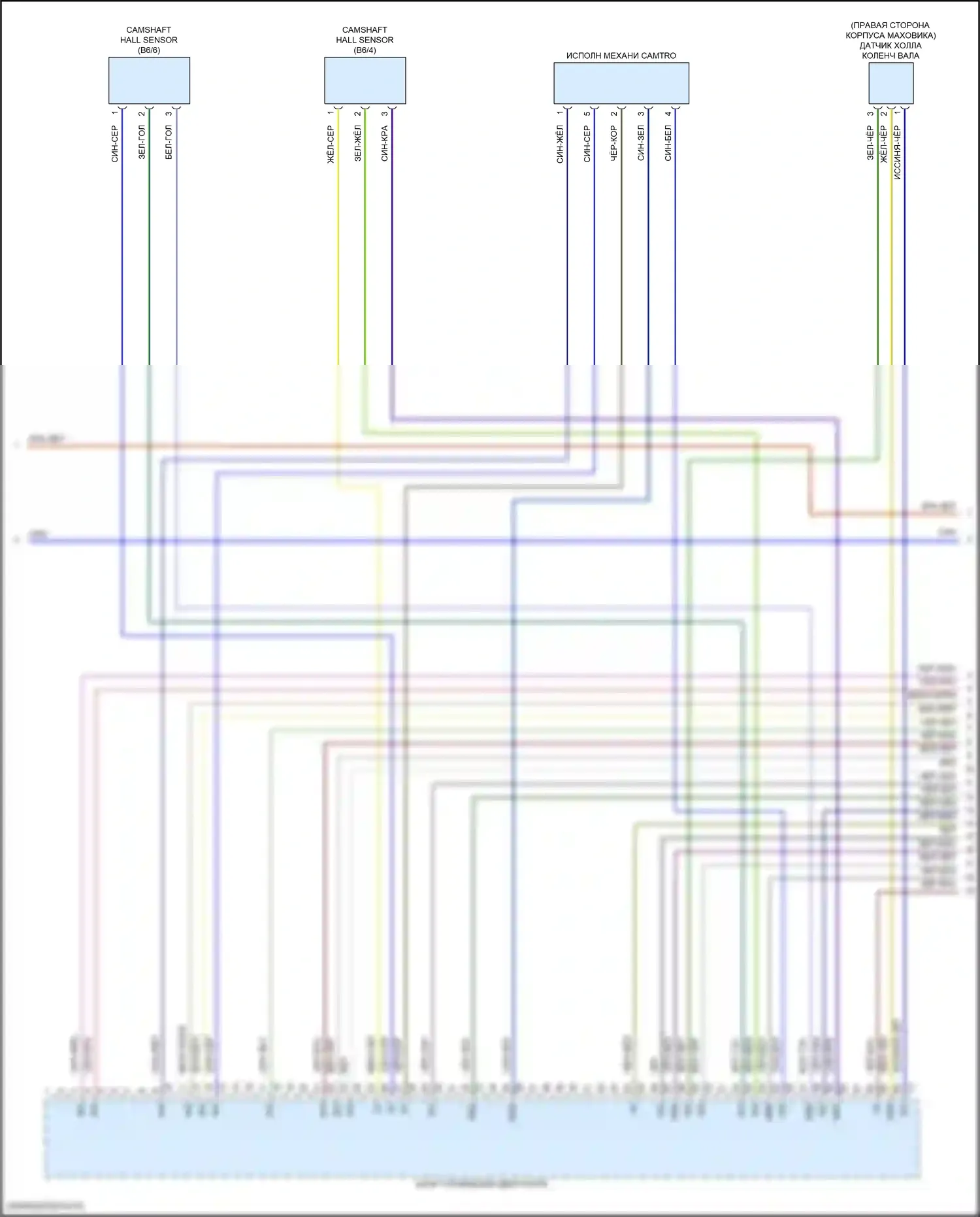 GLC-класс Mercedes-Benz X254 (2022-2024): Электросхема двигателя 2.0л турбо, внедорожник (3 из 9) 