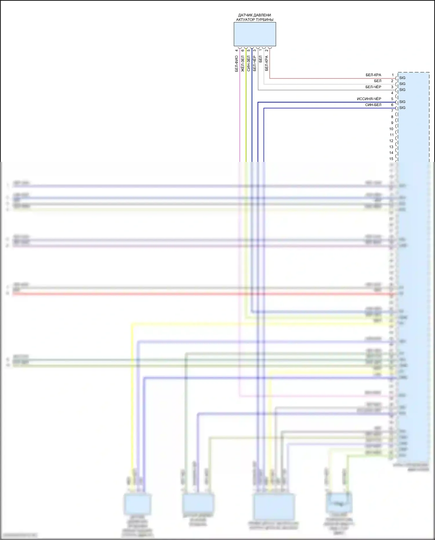 GLC-класс Mercedes-Benz X254 (2022-2024): Электросхема двигателя 2.0л турбо, внедорожник (9 из 9) 