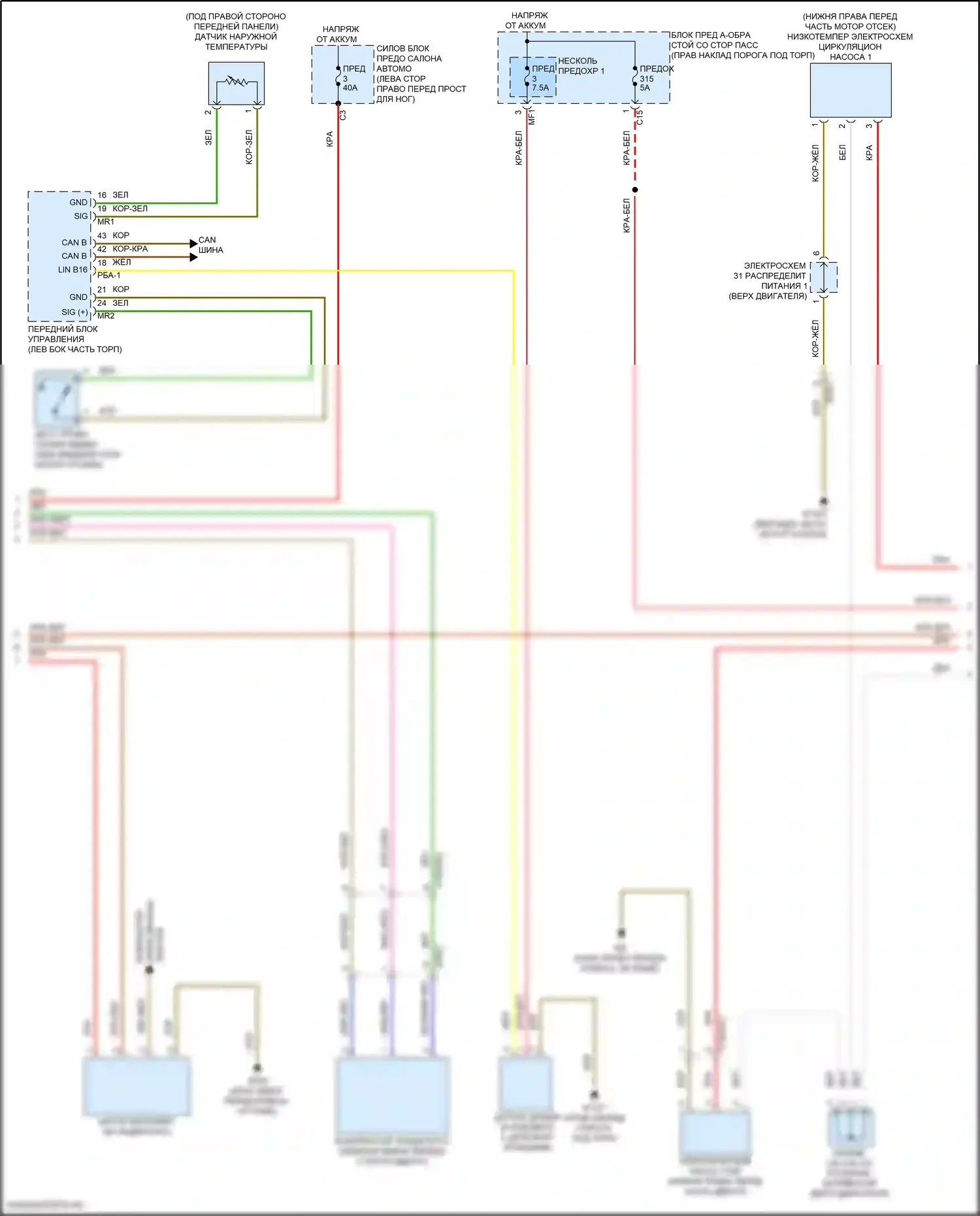 GLC-класс Mercedes-Benz X254 (2022-2024): Электросхема климат контроля, купе (3 из 4) 
