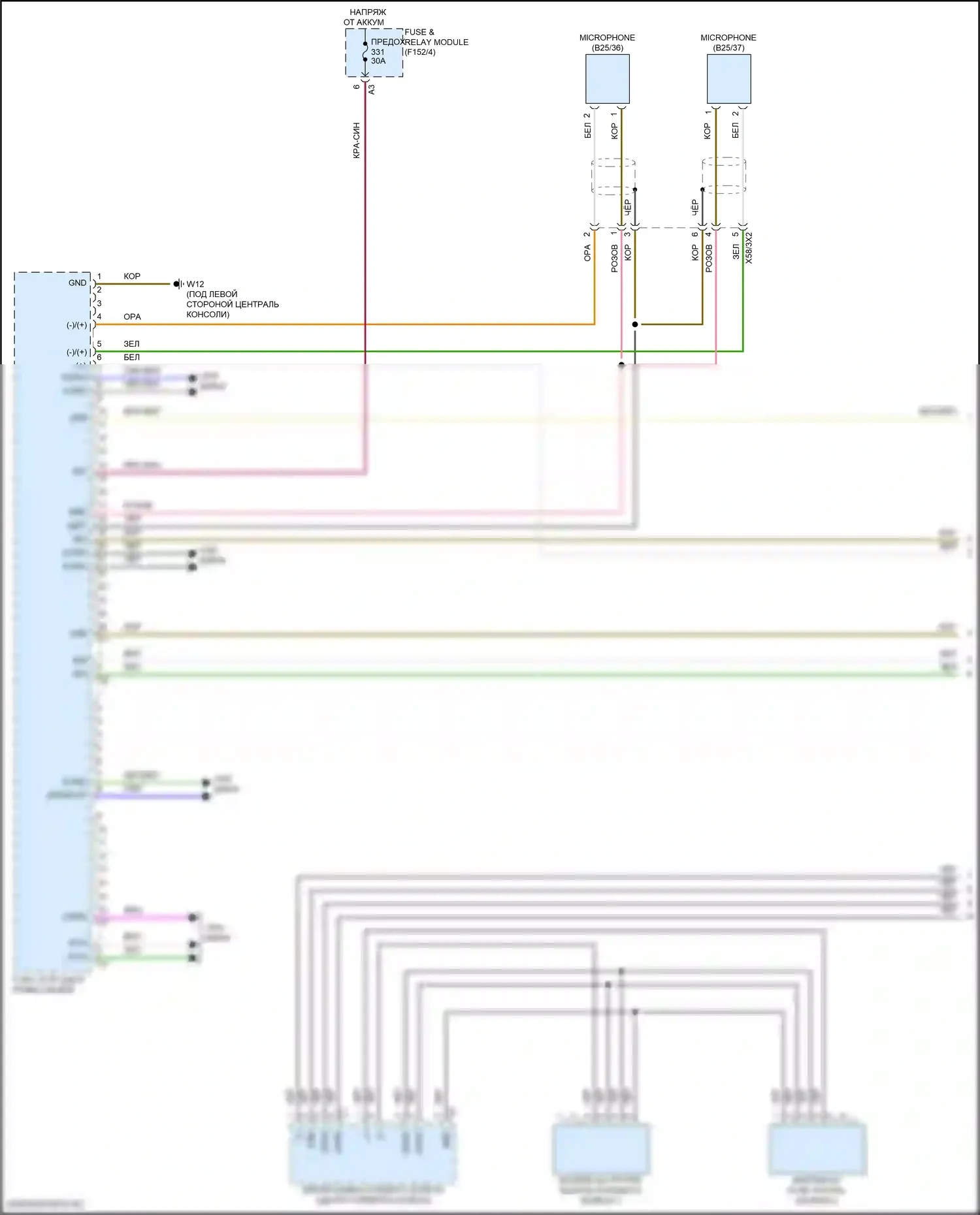 GLC-класс Mercedes-Benz X254 (2022-2024): Магнитола comand электросхема, внедорожник (1 из 3) 