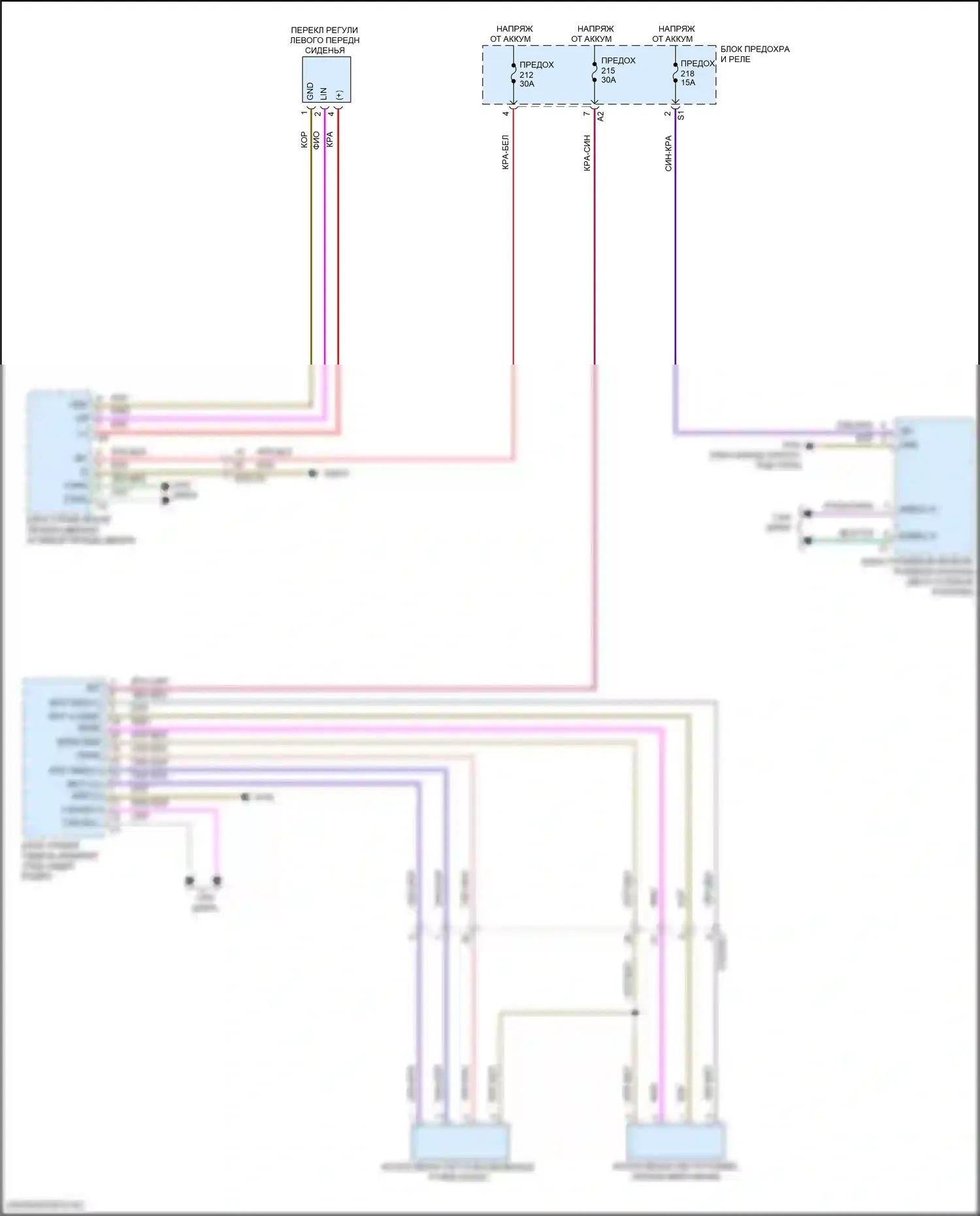 GLC-класс Mercedes-Benz X254 (2022-2024): Электросхема памяти рулевой колонки, внедорожник 