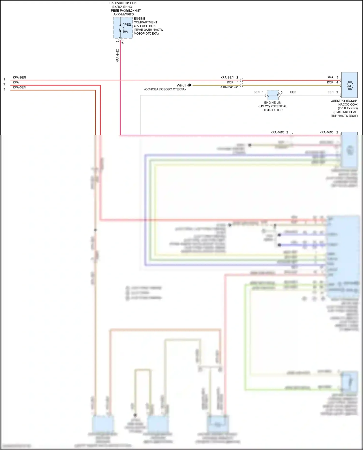 GLE-класс Coupe Mercedes-Benz C167 (2019-2023): Электросхема климат контроля (5 из 5) 