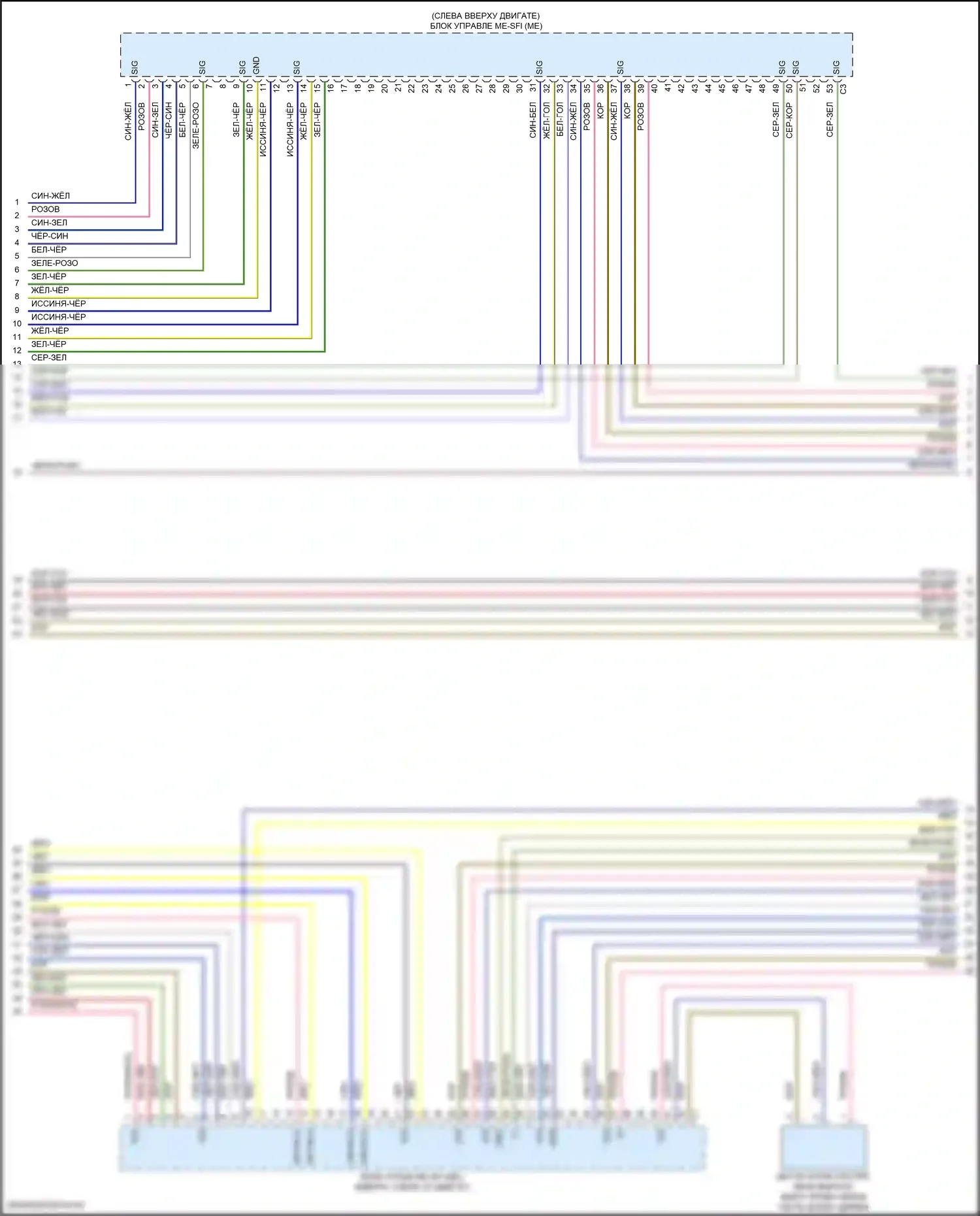 GLE-класс Mercedes-Benz V167 рестайлинг (2023-2024): Электросхема двигателя 3.0l turbo hybrid (5 из 10) 