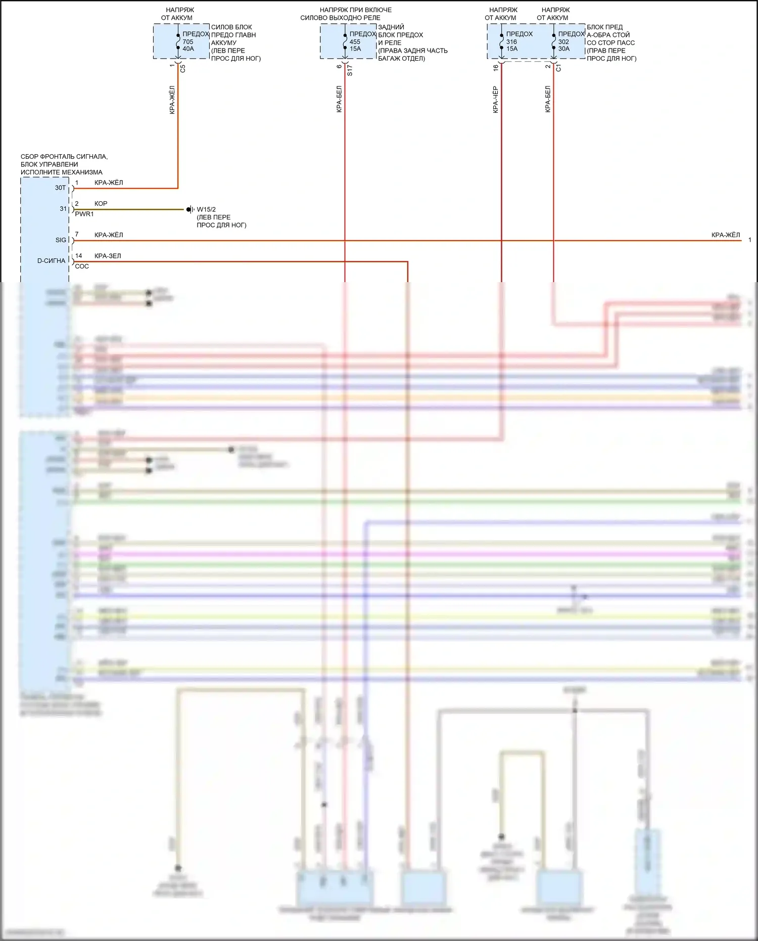 GLE-класс Mercedes-Benz V167 рестайлинг (2023-2024): Электросхема освещения салона (1 из 7) 