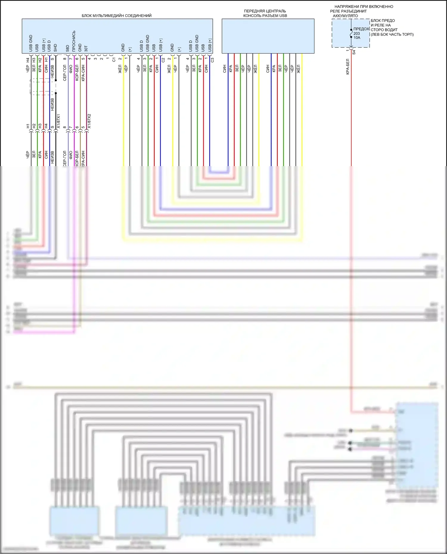 GLE-класс Mercedes-Benz V167 (2018-2023): Магнитола comand электросхема (2 из 5) 