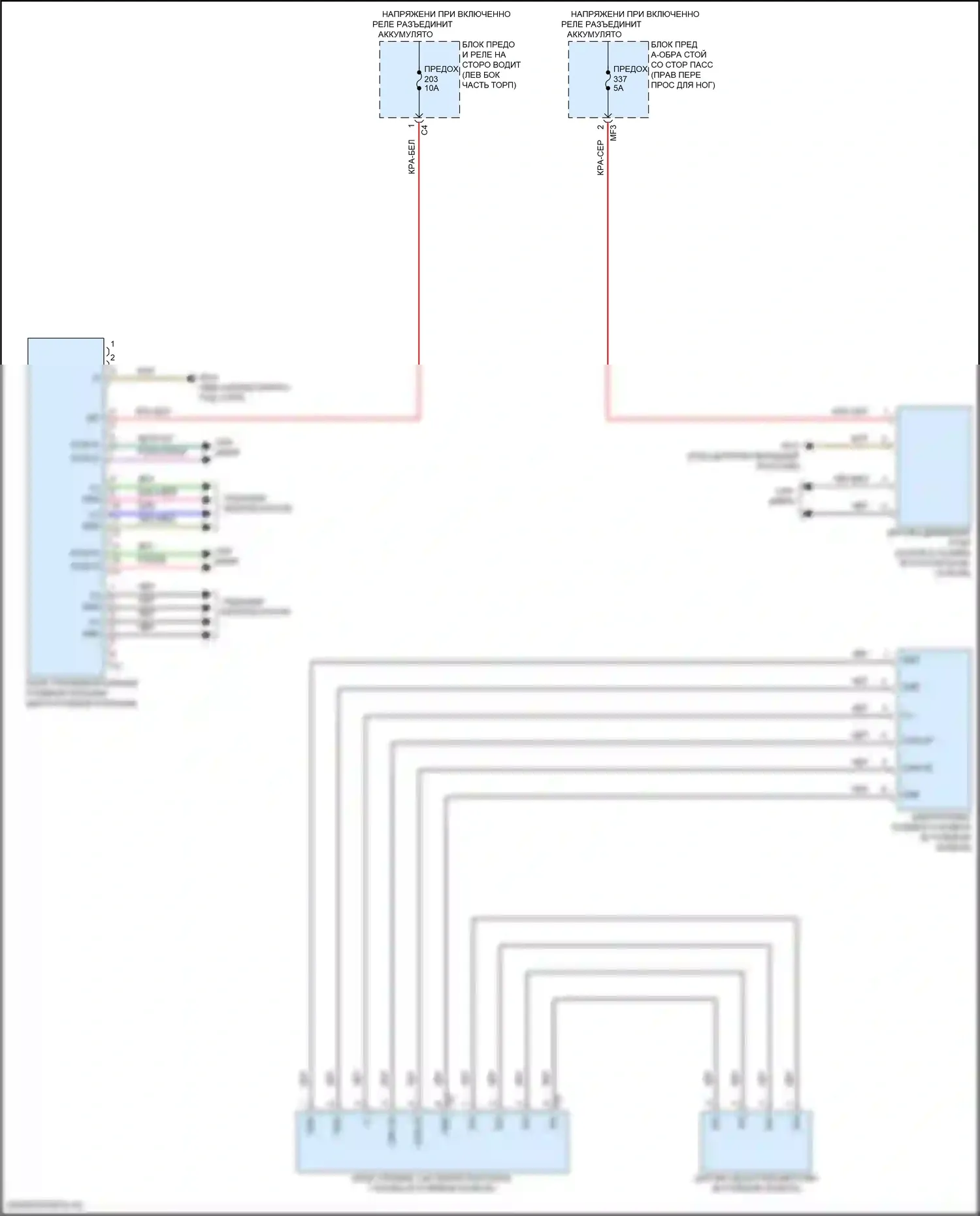GLS-класс AMG Mercedes-Benz X167 рестайлинг (2023-2024): Электросхема электроусилителя руля 