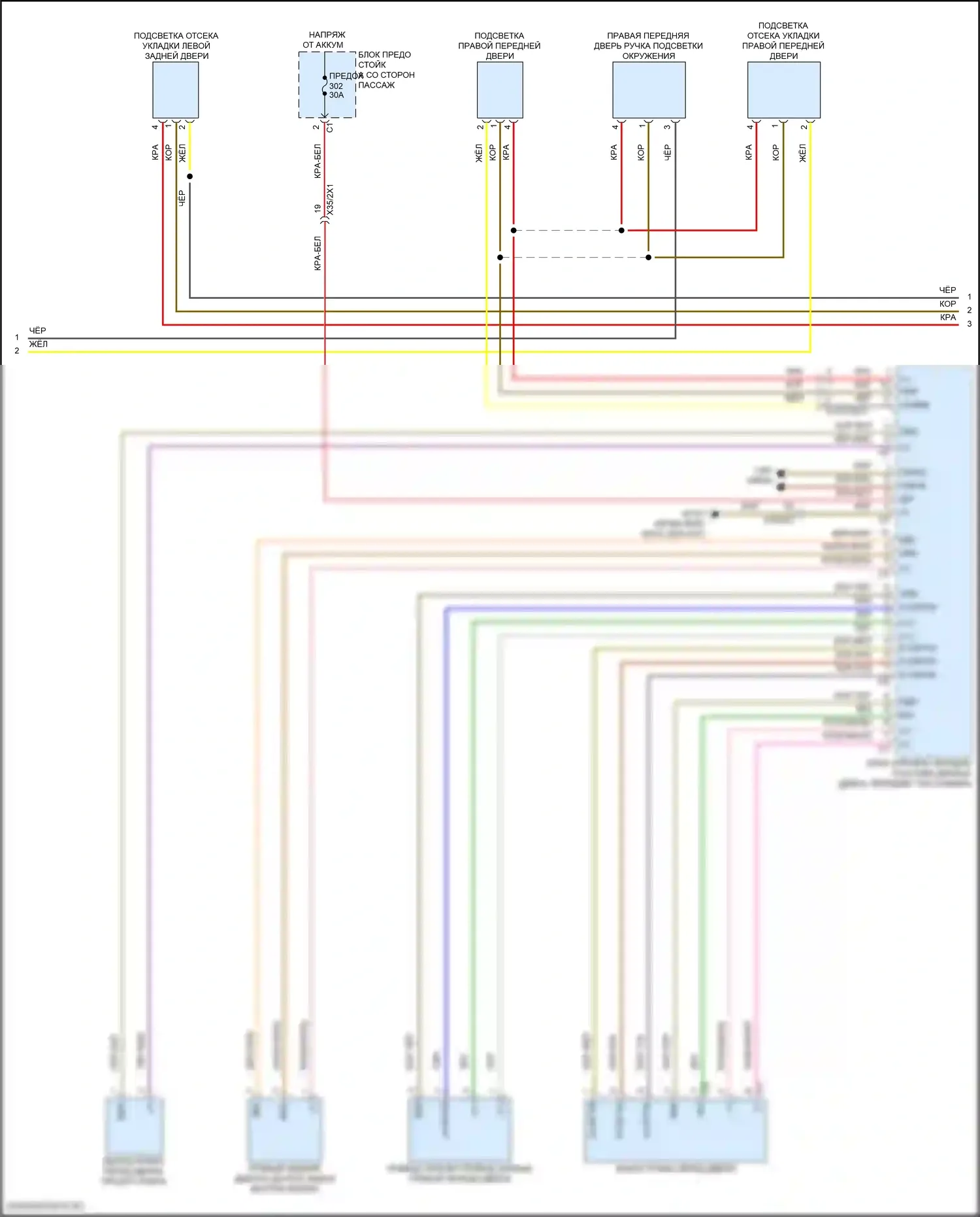 GLS-класс AMG Mercedes-Benz X167 рестайлинг (2023-2024): Сигнализации электросхема (2 из 5) 
