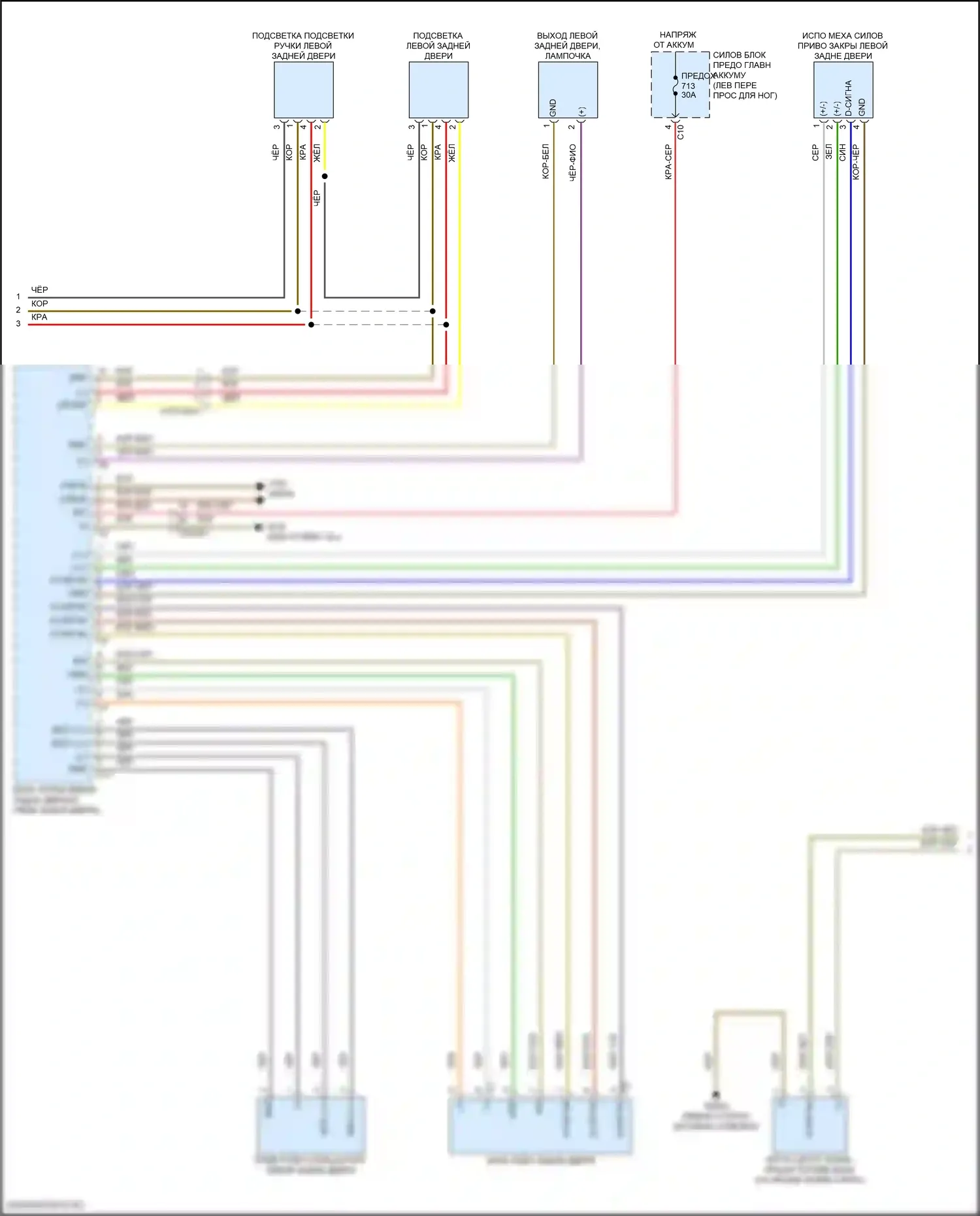 GLS-класс AMG Mercedes-Benz X167 рестайлинг (2023-2024): Сигнализации электросхема (3 из 5) 