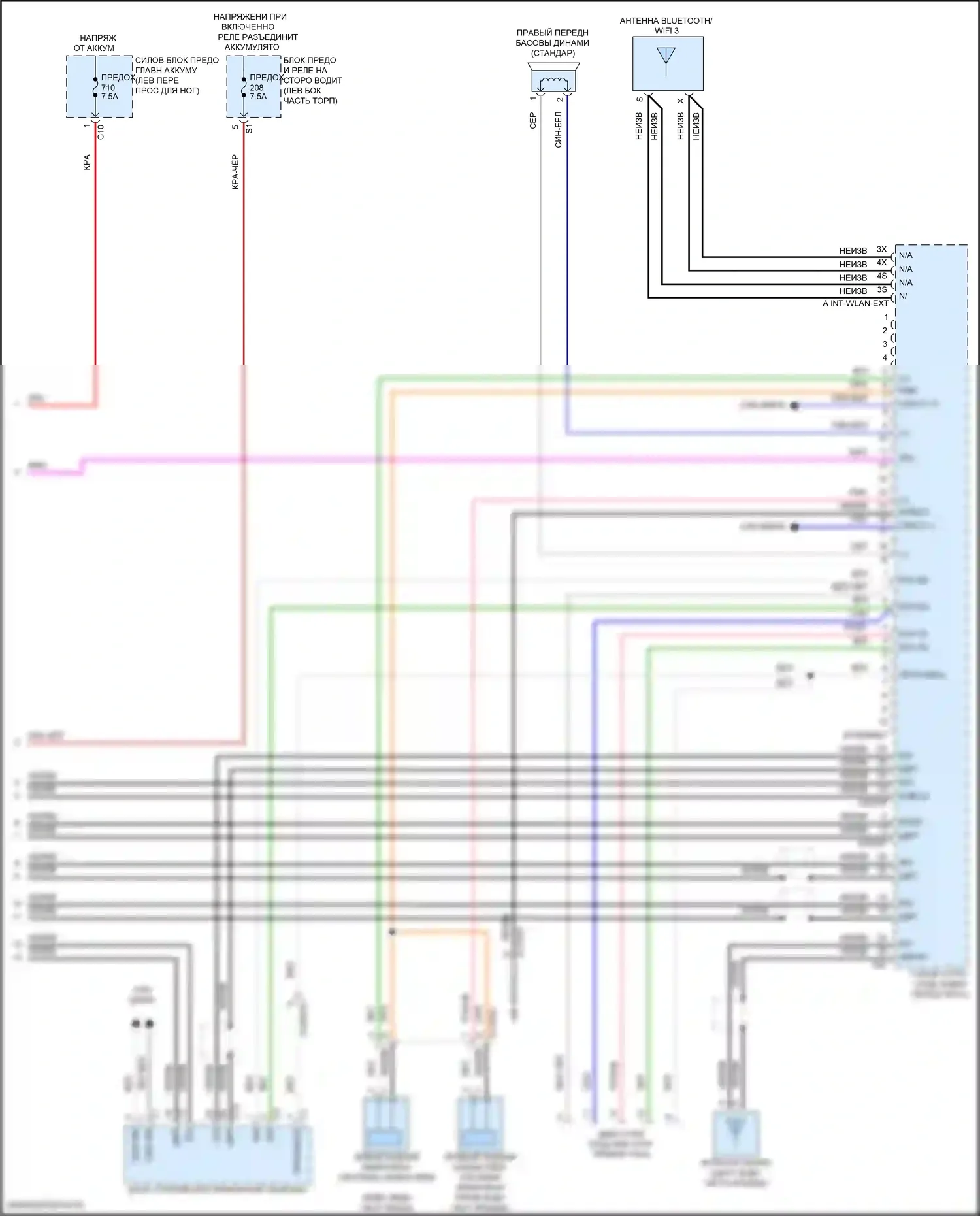 GLS-класс AMG Mercedes-Benz X167 рестайлинг (2023-2024): Электросхема магнитолы comand (4 из 4) 