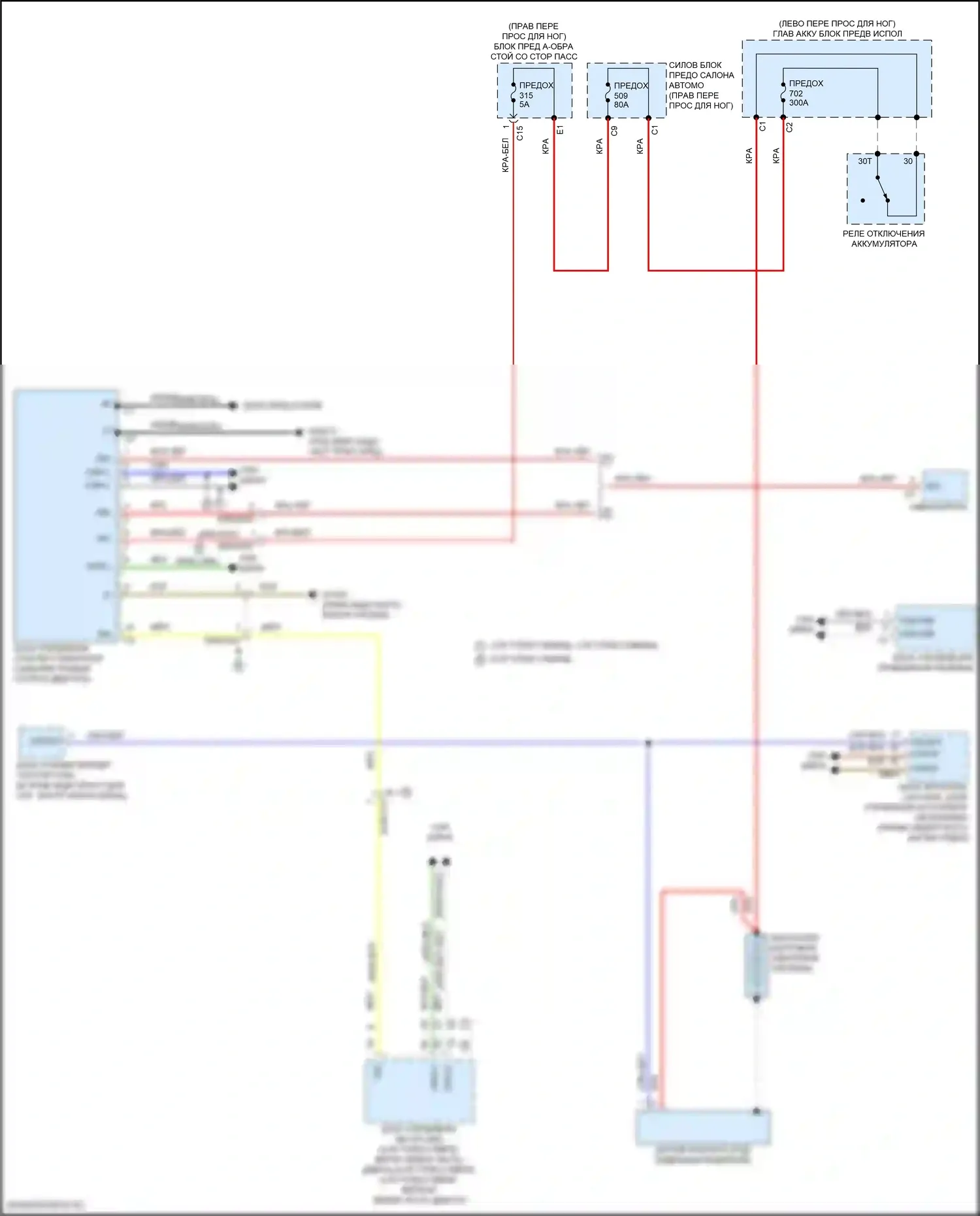 GLS-класс AMG Mercedes-Benz X167 рестайлинг (2023-2024): Электросхема генератора 