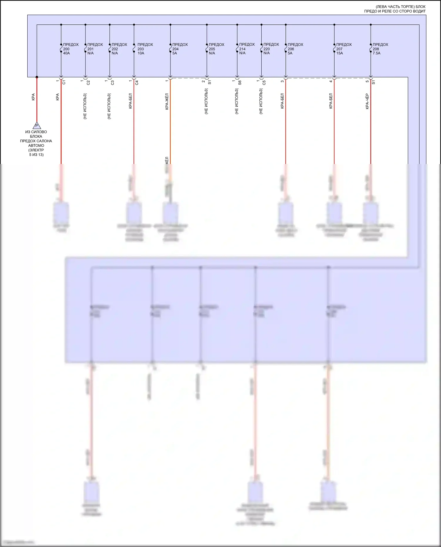 GLS-класс Mercedes-Benz X167 рестайлинг (2023-2024): Электросхема блока предохранителей реле (9 из 13) 