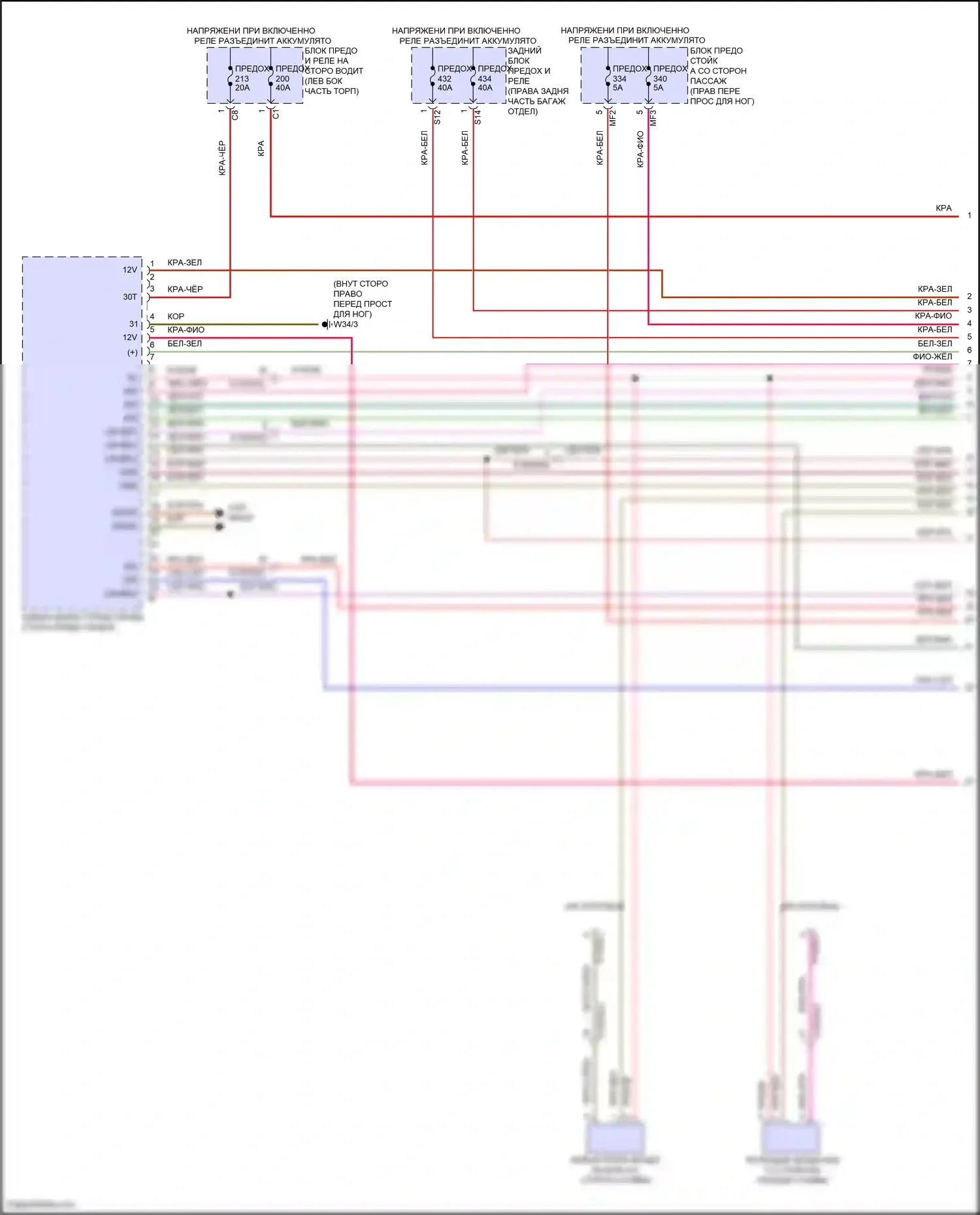 GLS-класс Mercedes-Benz X167 рестайлинг (2023-2024): Электросхема климат контроля (1 из 7) 