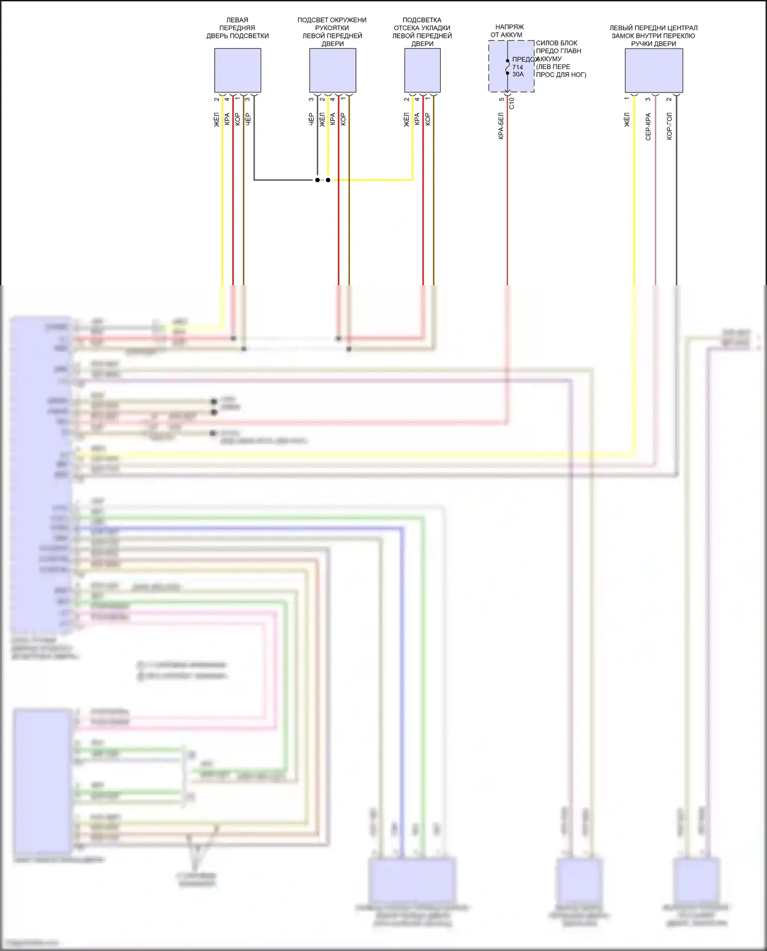 GLS-класс Mercedes-Benz X167 рестайлинг (2023-2024): Сигнализации электросхема (1 из 5) 