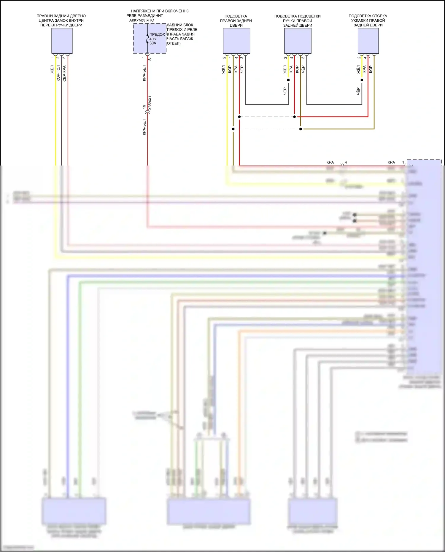 GLS-класс Mercedes-Benz X167 рестайлинг (2023-2024): Сигнализации электросхема (5 из 5) 