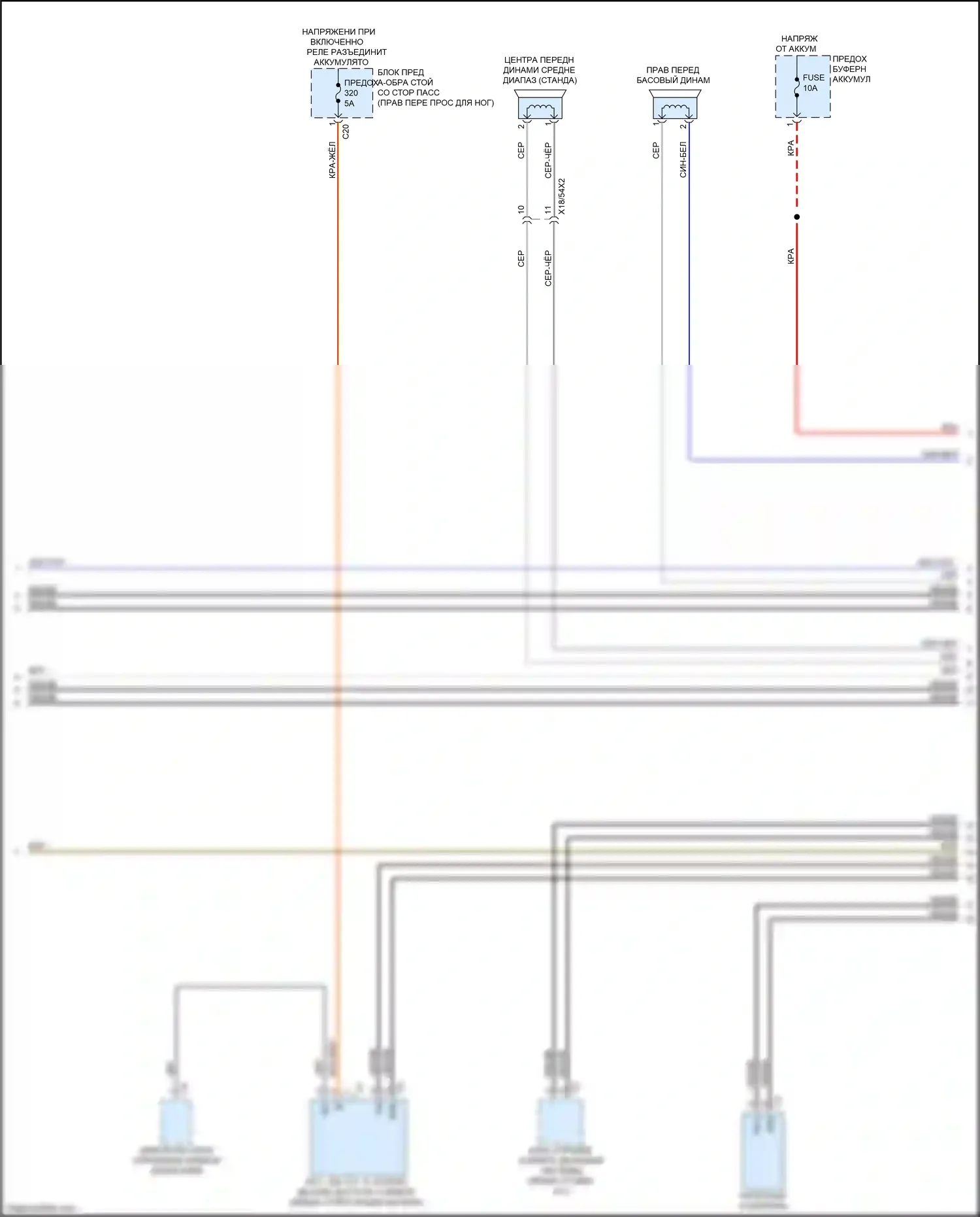GLS-класс Mercedes-Benz X167 (2019-2023): Электросхема магнитолы comand (3 из 5) 