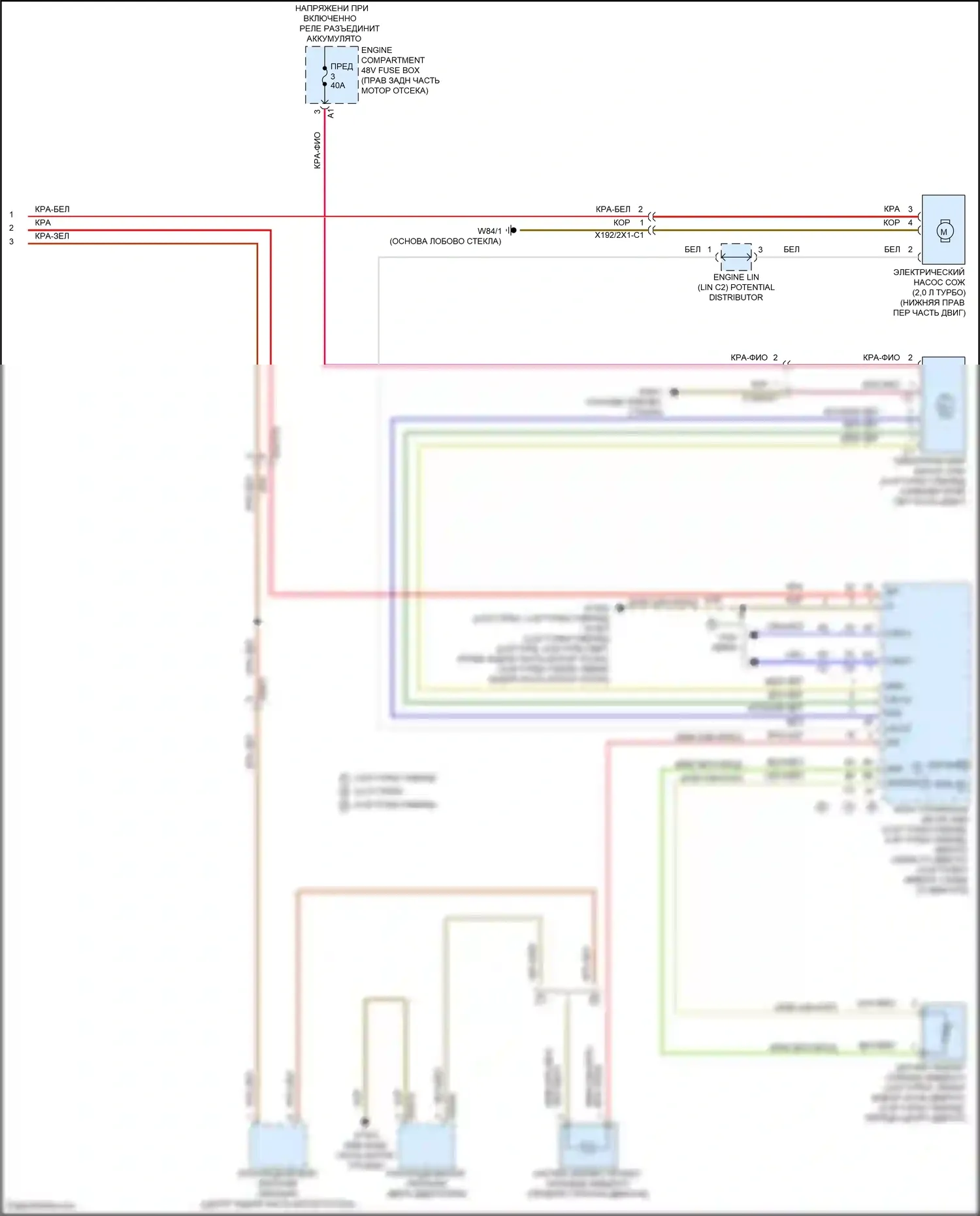 Maybach GLS-класс Mercedes-Benz X167 (2019-2023): Электросхема климат контроля (5 из 5) 