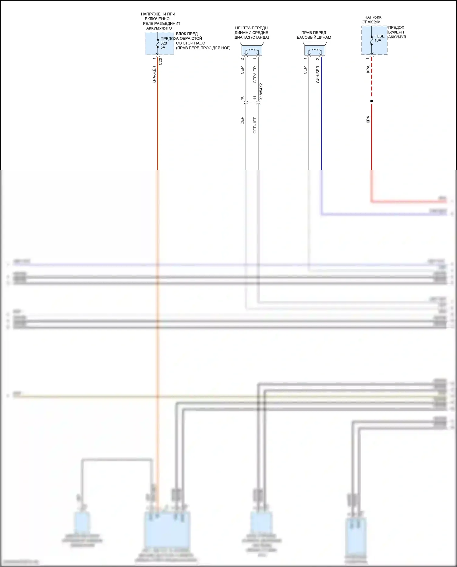 Maybach GLS-класс Mercedes-Benz X167 (2019-2023): Электросхема магнитолы comand (3 из 5) 