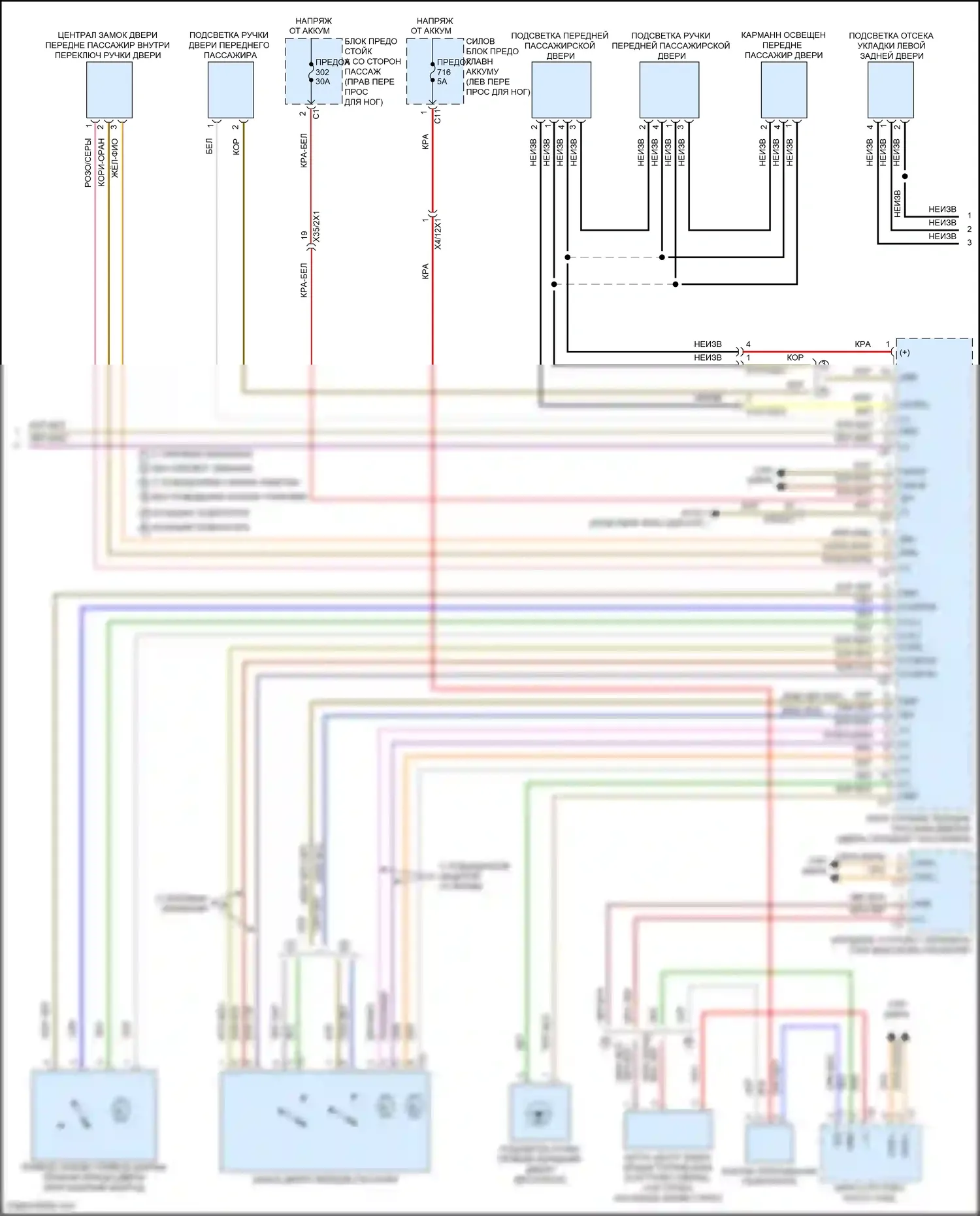 Maybach GLS-класс Mercedes-Benz X167 (2019-2023): Сигнализации электросхема (2 из 5) 