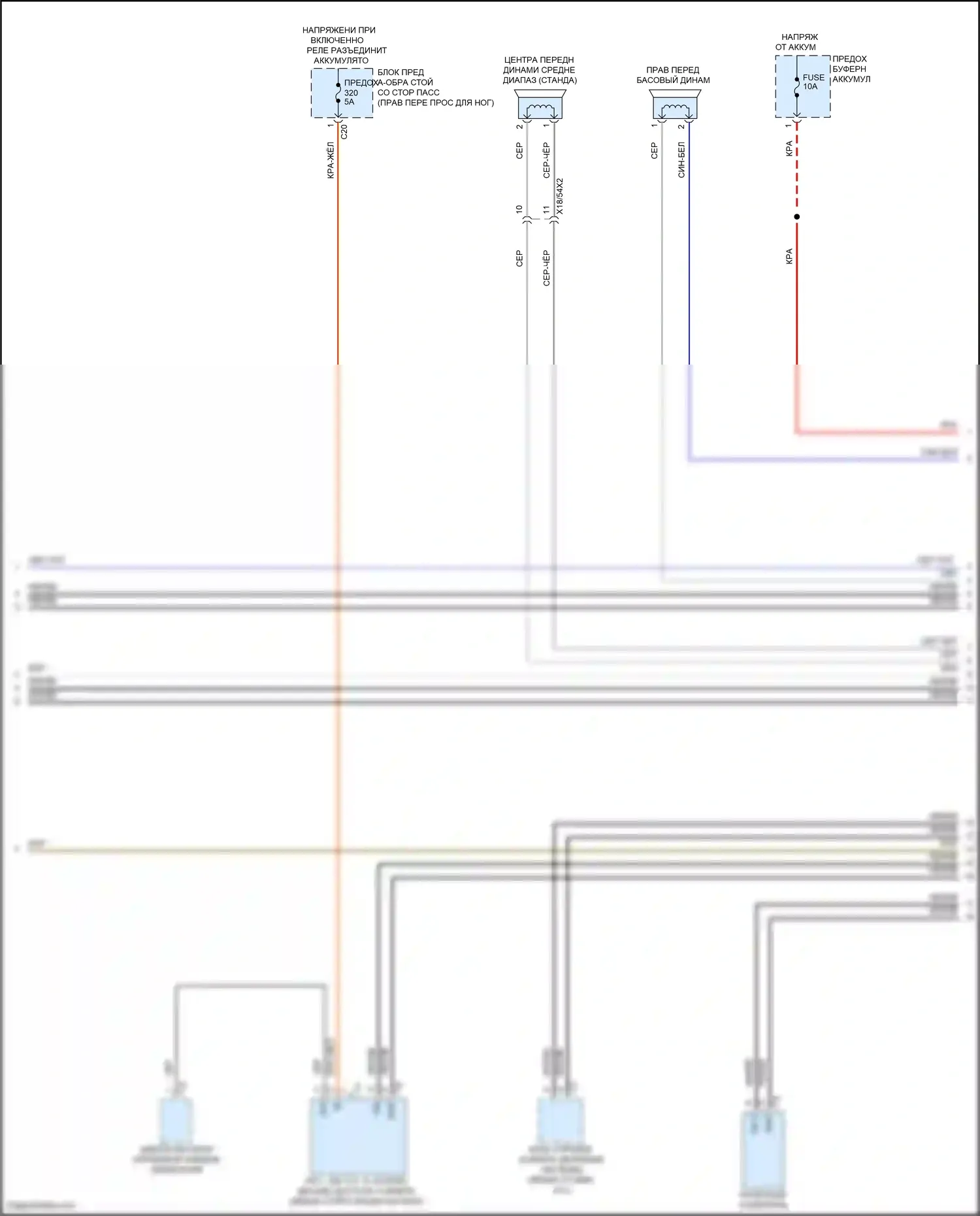 Maybach GLS-класс Mercedes-Benz X167 (2019-2023): Электросхема магнитолы comand (3 из 5) 