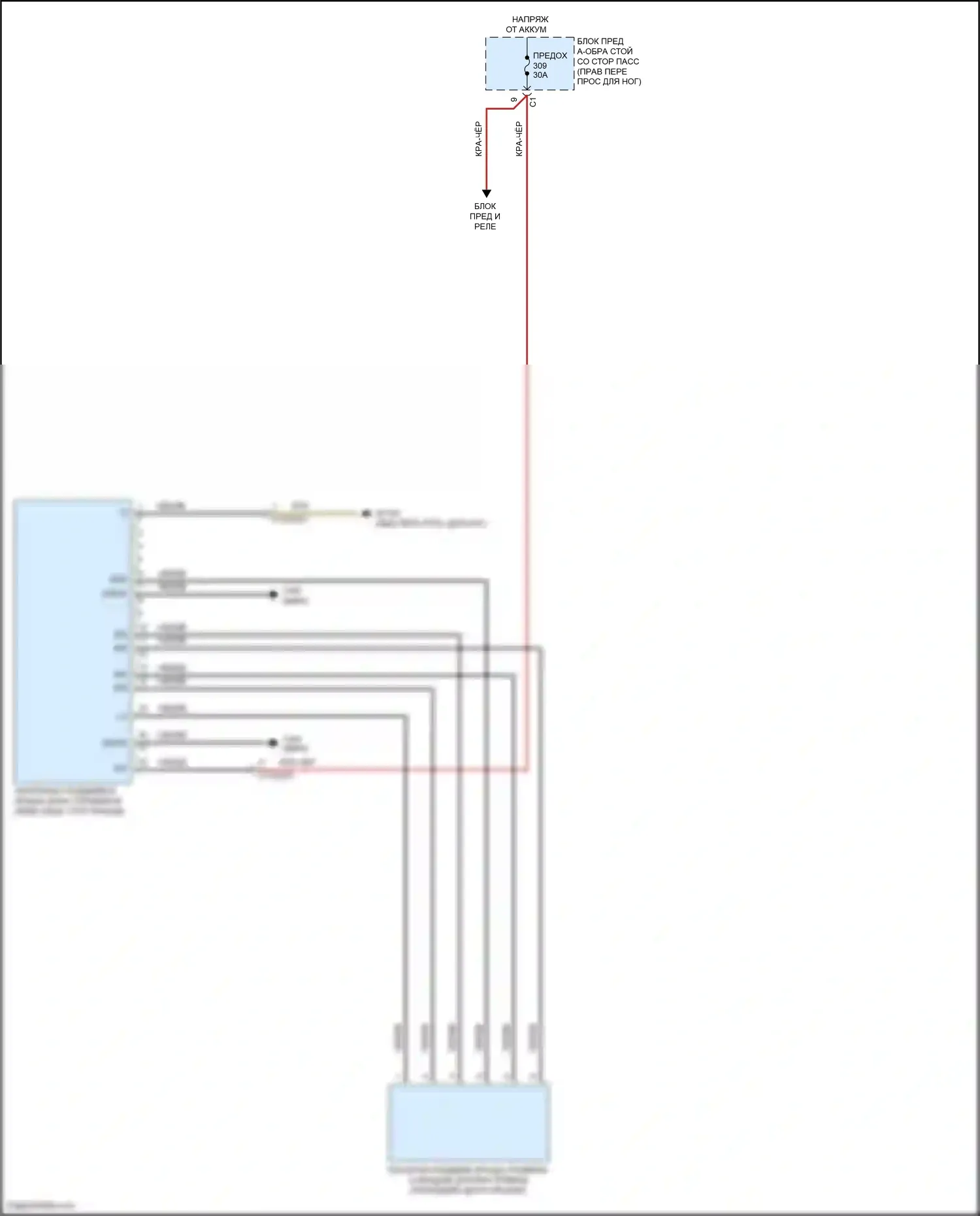 Maybach GLS-класс Mercedes-Benz X167 (2019-2023): Панорамная электросхема крыши 