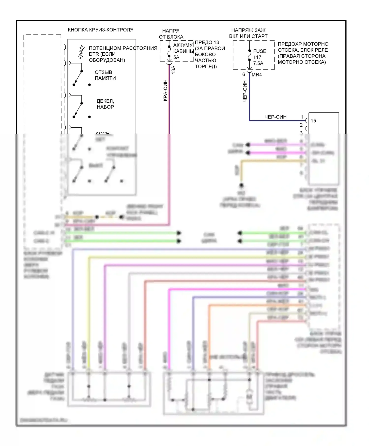 R-класс Mercedes-Benz W251 рестайлинг (2007-2010): 3,0л турбодизеля, электросхема круиз-контроля 