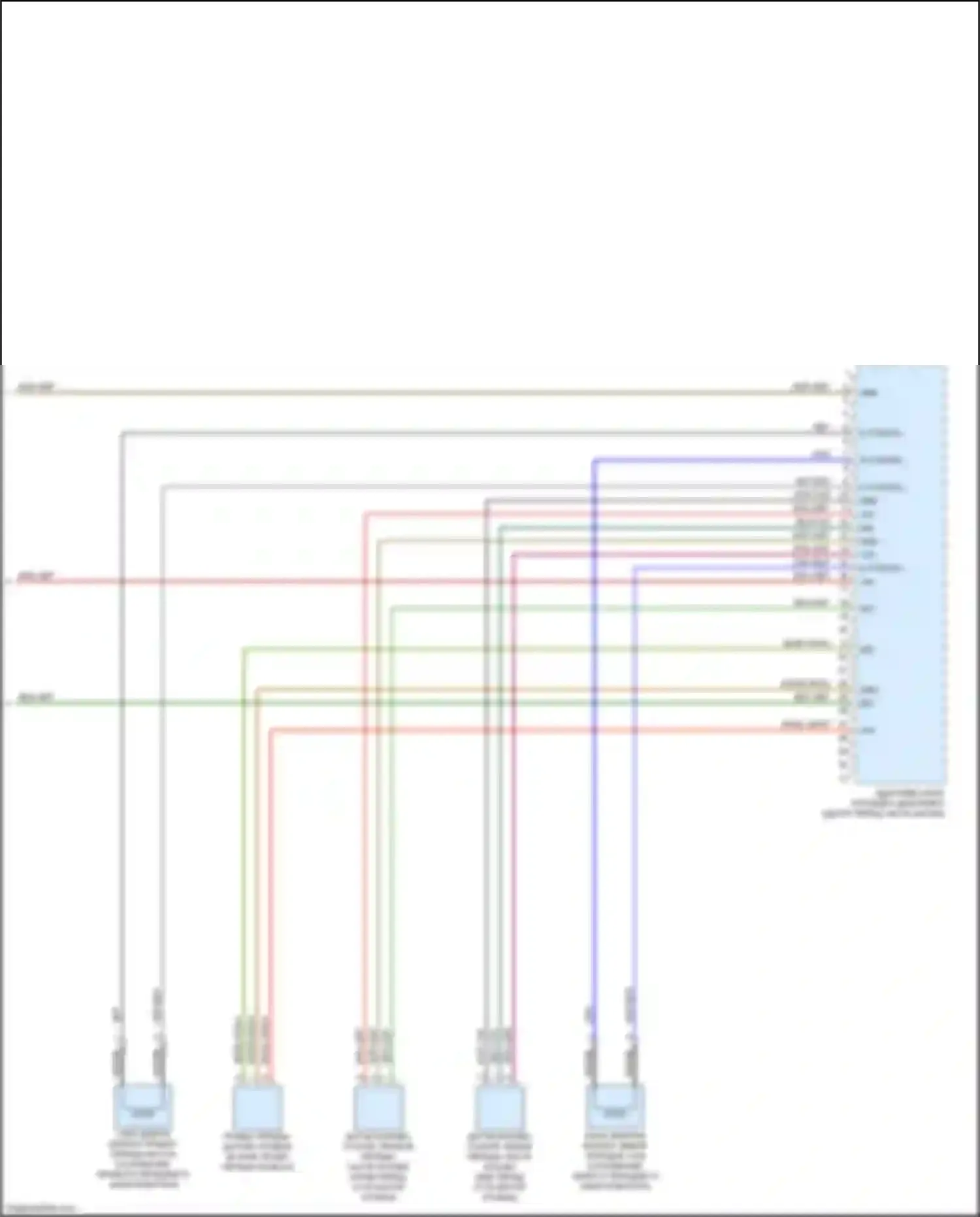 SLK-класс AMG Mercedes-Benz R172 (2011-2016): Электросхема электронной подвески (2 из 2) 