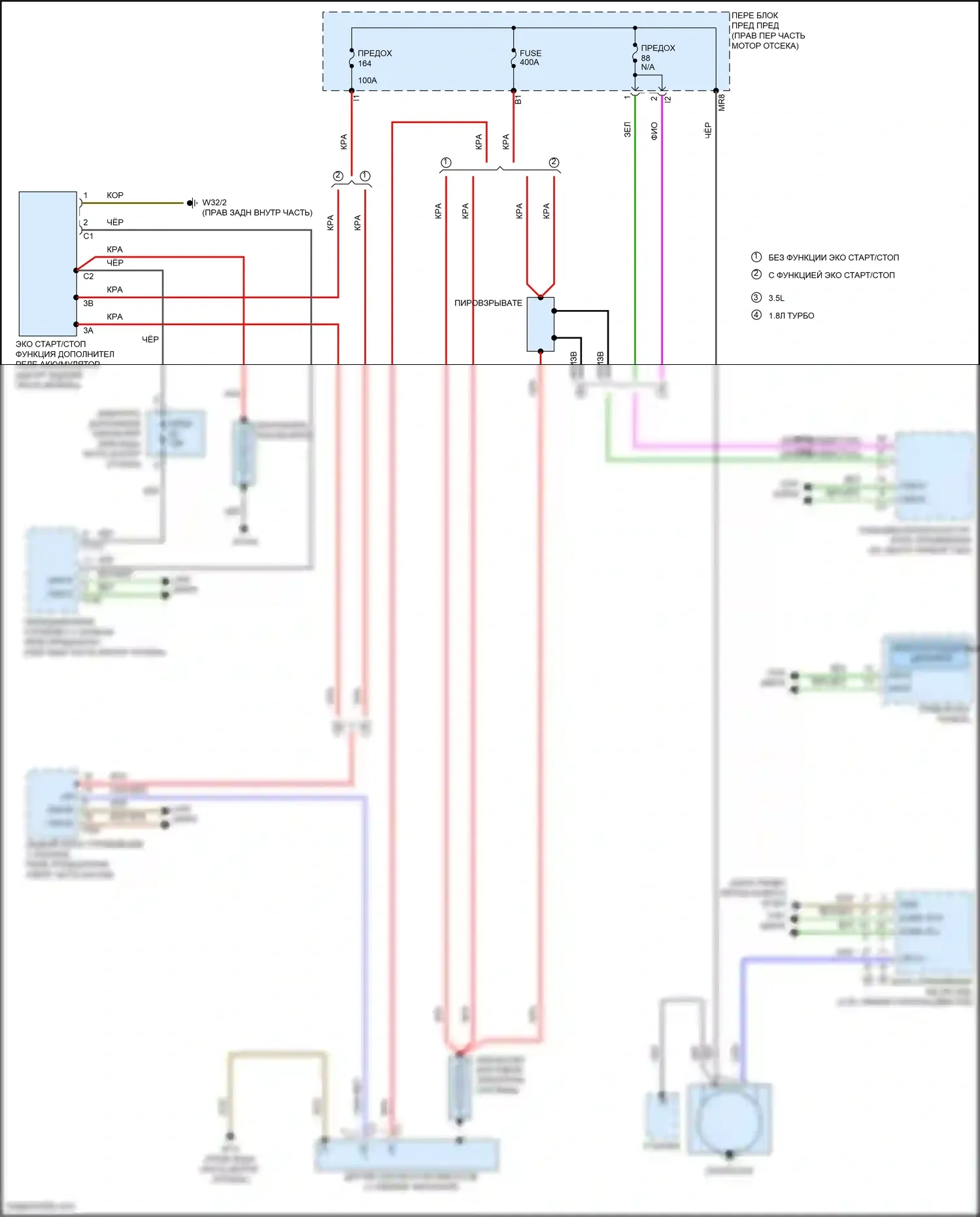 SLK-класс AMG Mercedes-Benz R172 (2011-2016): Электросхема генератора 
