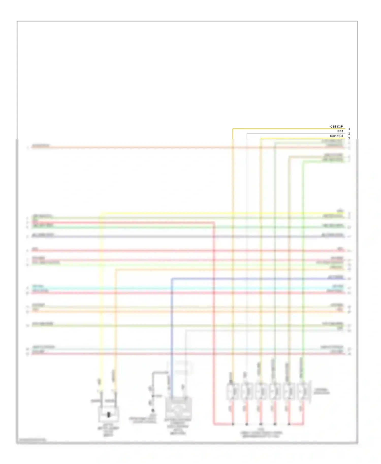 Montego Mercury III (2004-2007): Электросхема двигателя 3.0l (5 из 6) 