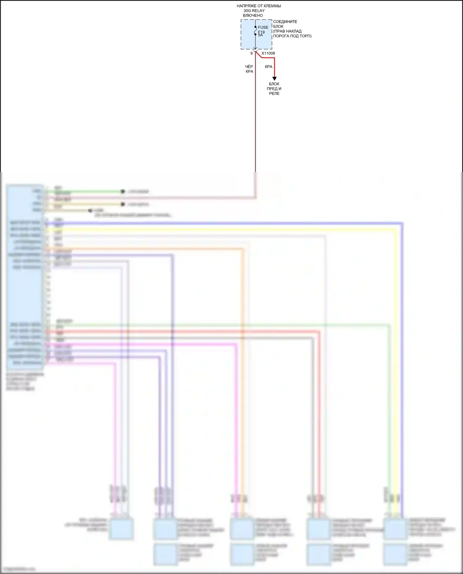 Cooper Clubman MINI I рестайлинг (2010-2014): Электросхема контроля давления в шинах, премиум 