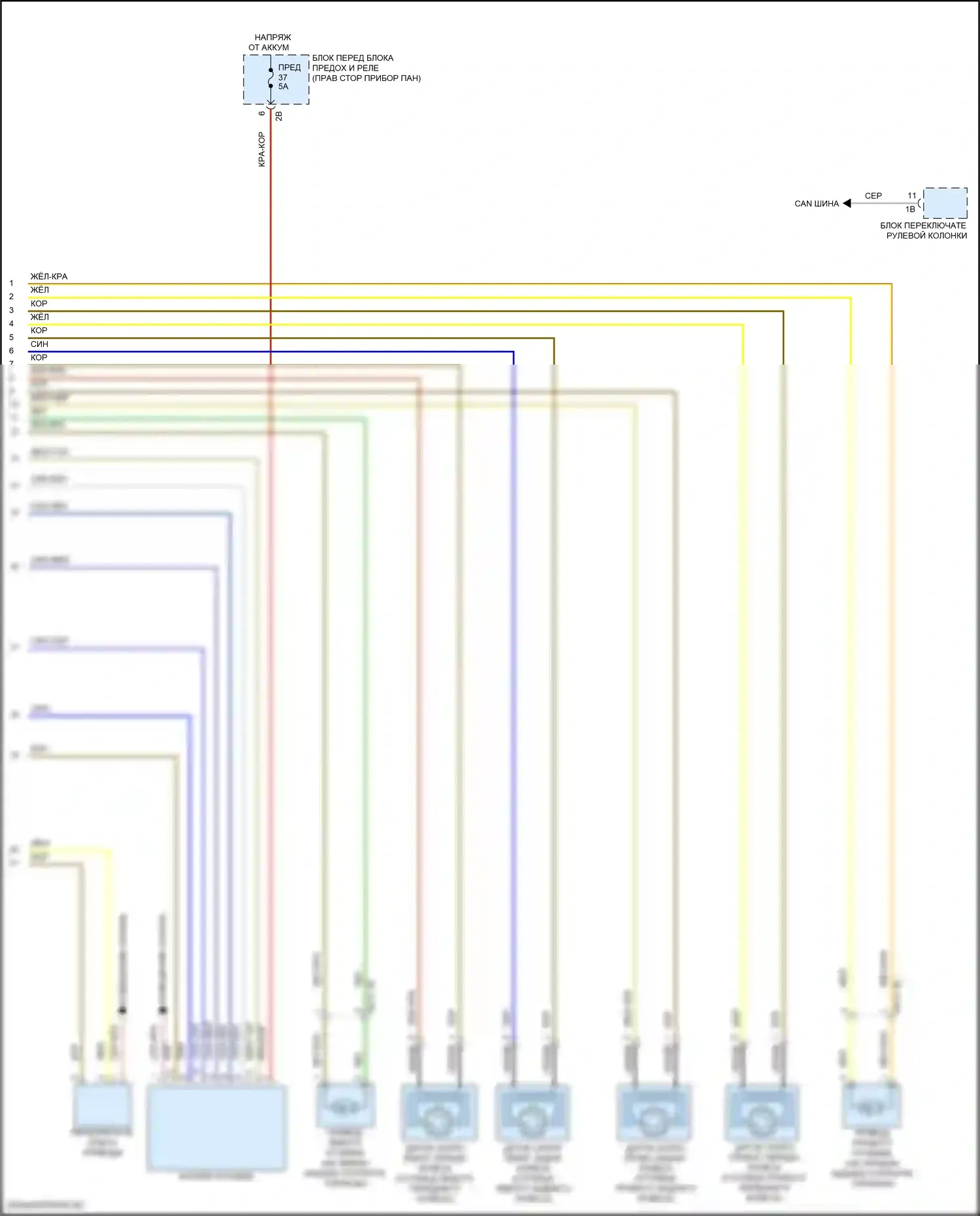 Cooper Clubman MINI II (2015-2019): Антиблокировочная система abs электросхема (2 из 2) 