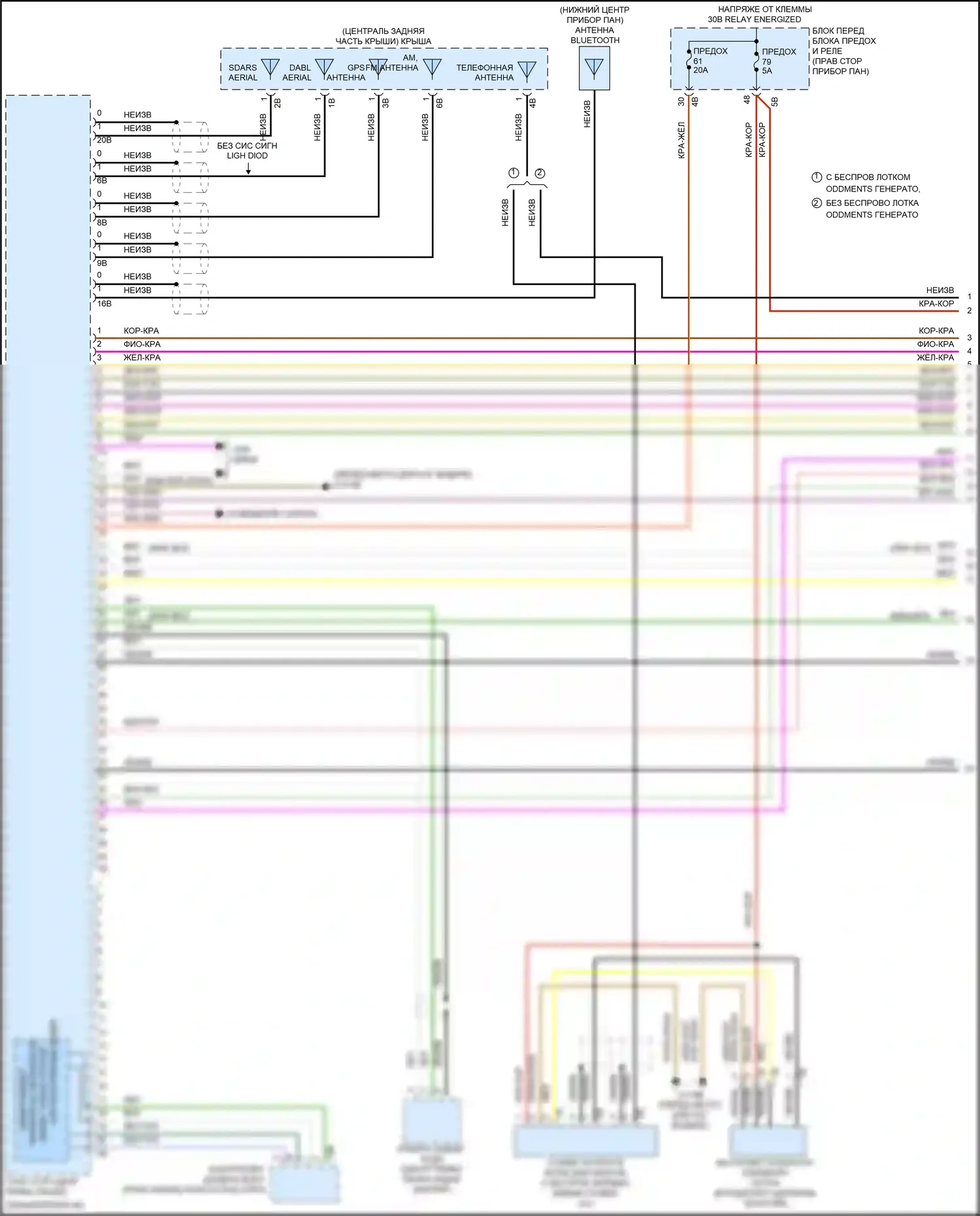Cooper Clubman MINI II (2015-2019): Электросхема навигации, с hifi магнитолы и активным звуковым оформлением (1 из 5) 