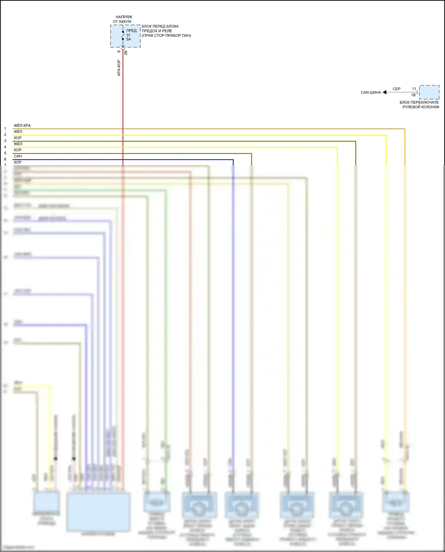 Cooper Countryman MINI II рестайлинг (2020-2023): Антиблокировочная система abs электросхема (2 из 2) 