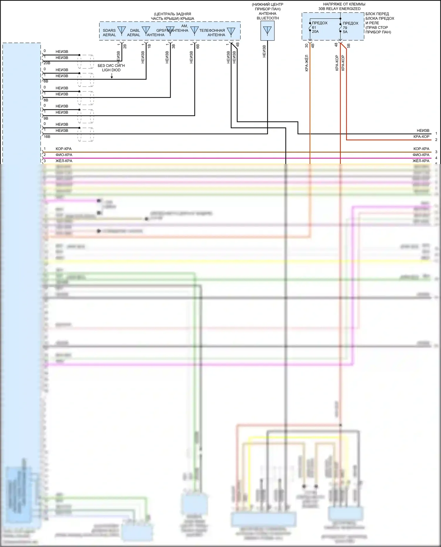 Cooper Countryman MINI II (2016-2020): Электросхема навигации, с hifi магнитолы и активным звуковым оформлением (1 из 5) 