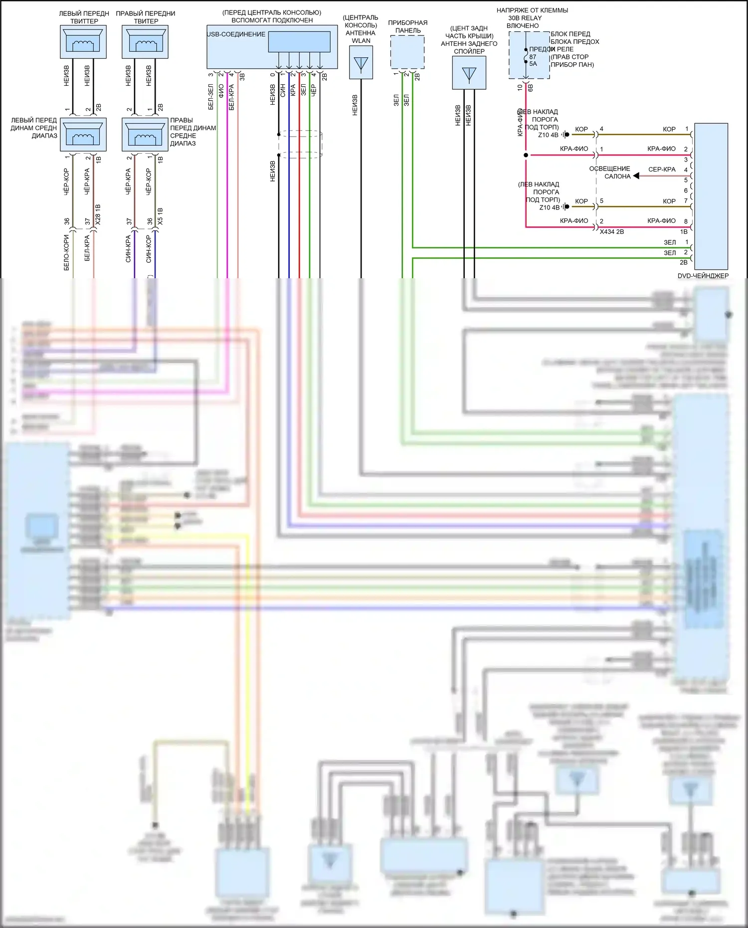 Cooper Countryman MINI III (2023-2024): Электросхема навигации, с hifi магнитолы и активное звуковое оформление (5 из 5) 