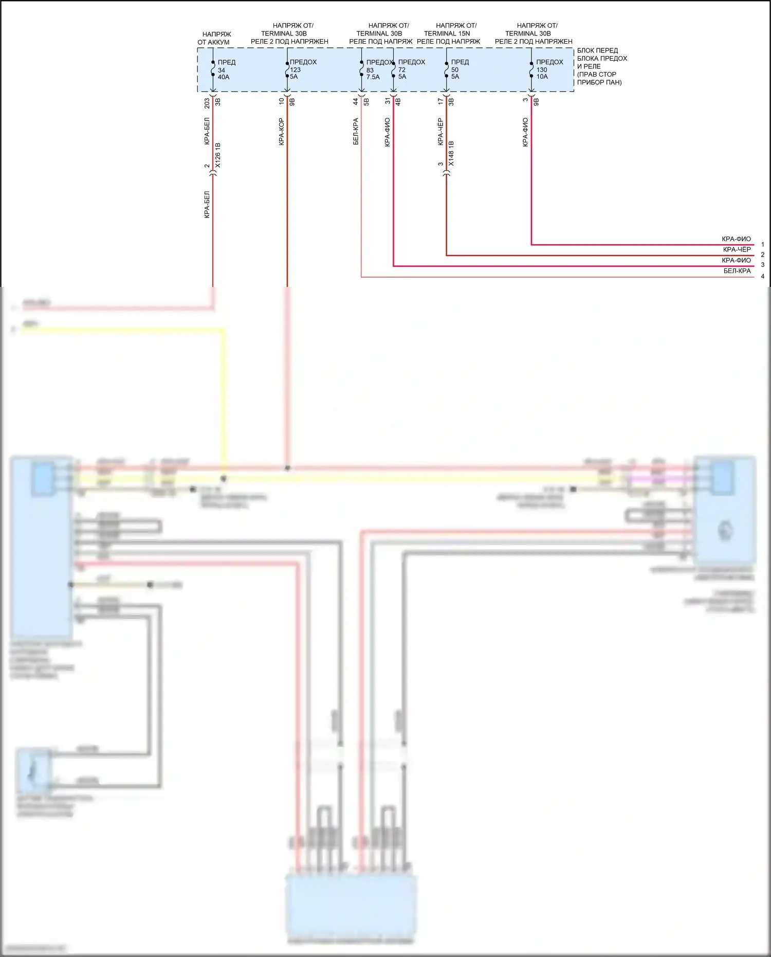 Cooper S Countryman MINI II (2016-2020): Электросхема климат контроля (3 из 4) 