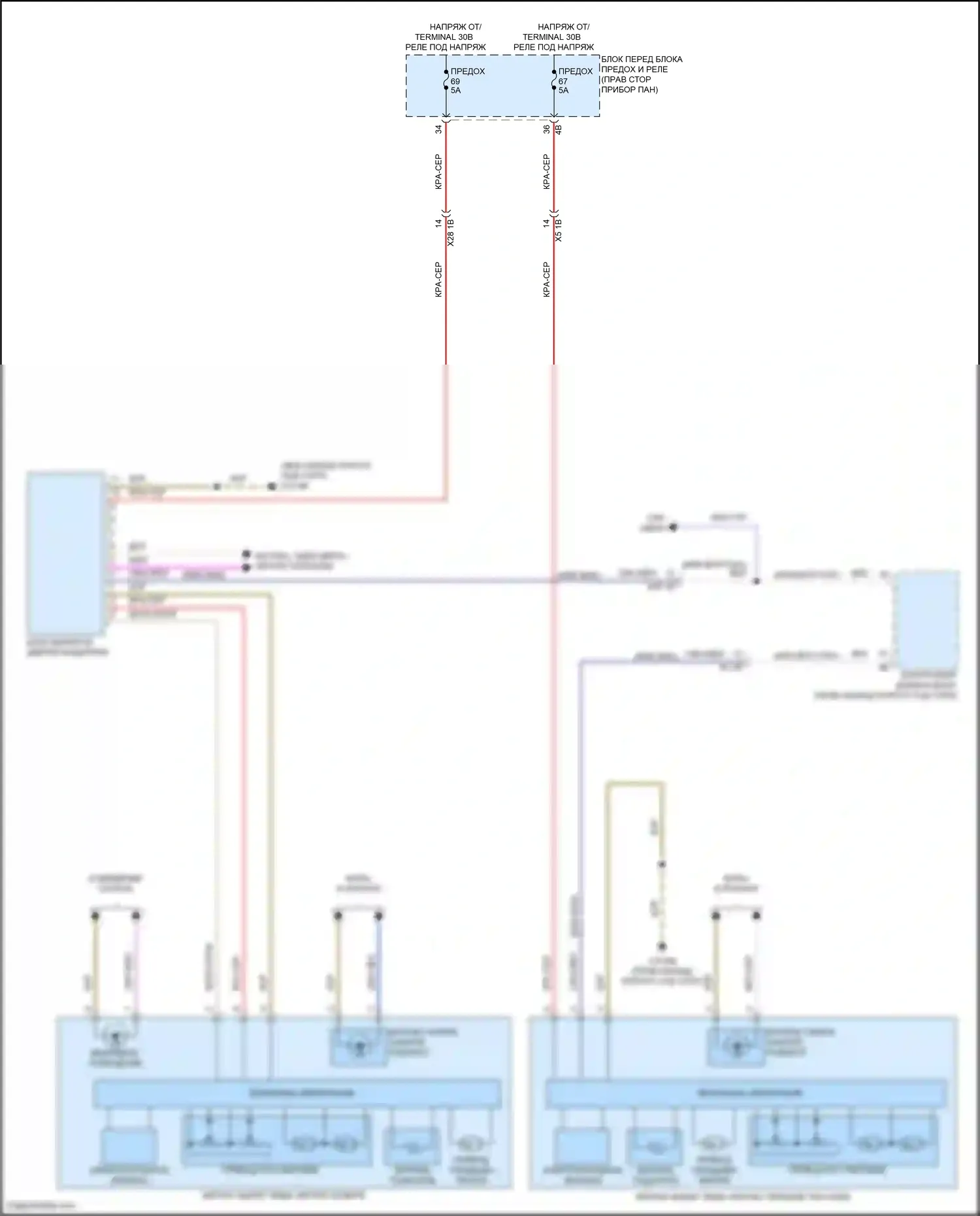 Cooper S Countryman MINI III (2023-2024): Электросхема зеркал памяти 