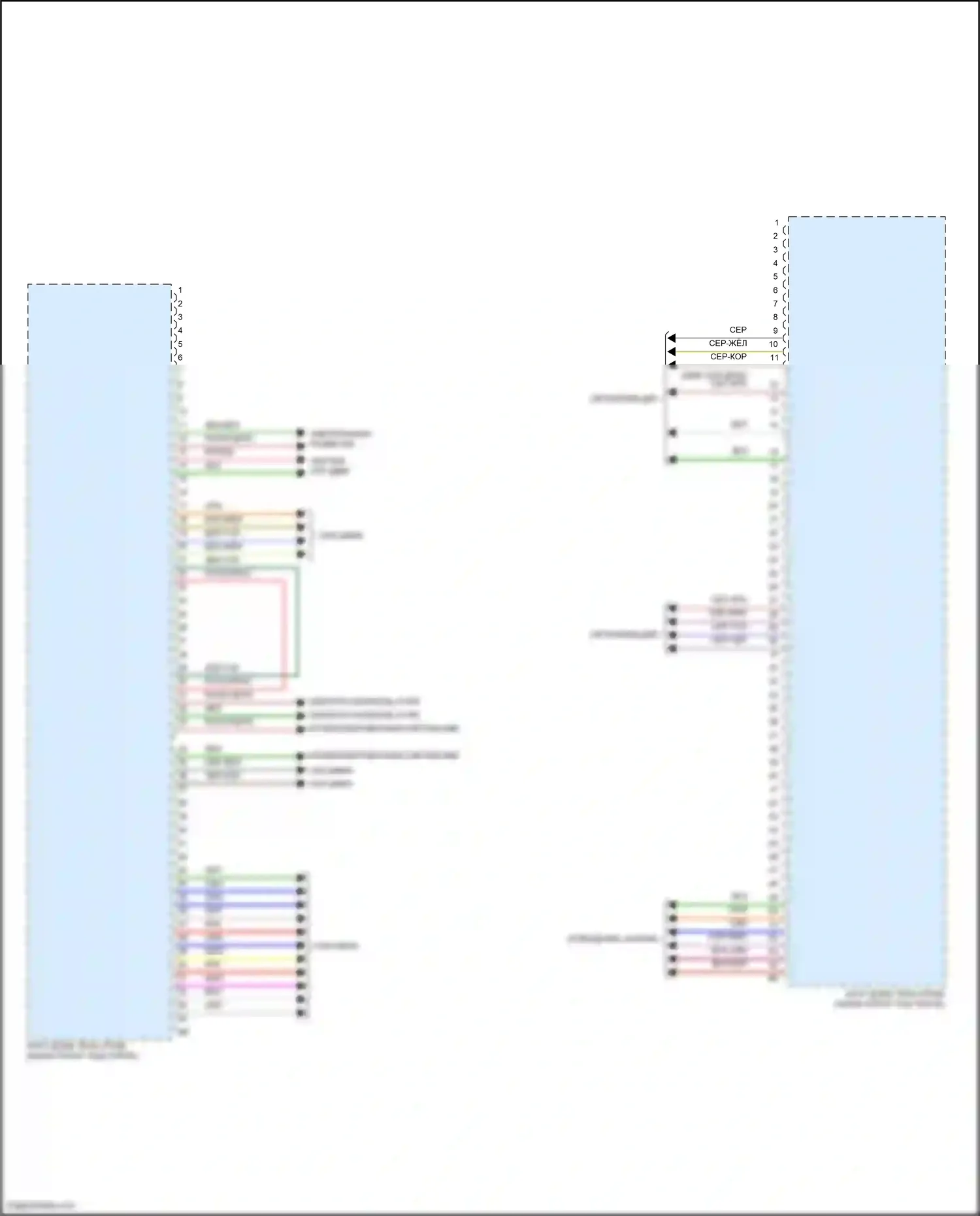 Cooper S MINI III рестайлинг 2 (2021-2024): Электросхема блоков управления кузова, электрическая (4 из 4) 