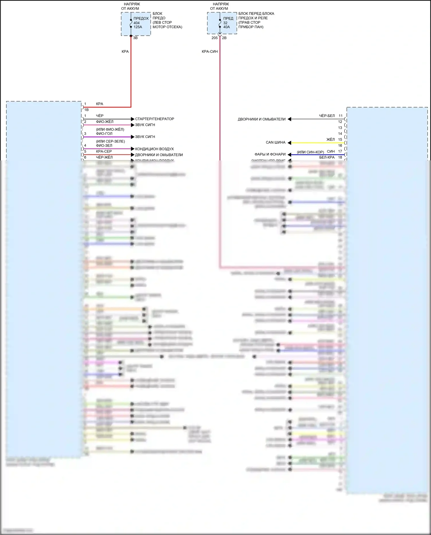 Cooper S MINI III рестайлинг 2 (2021-2024): Электросхема блоков управления кузова, кроме электрического (1 из 4) 